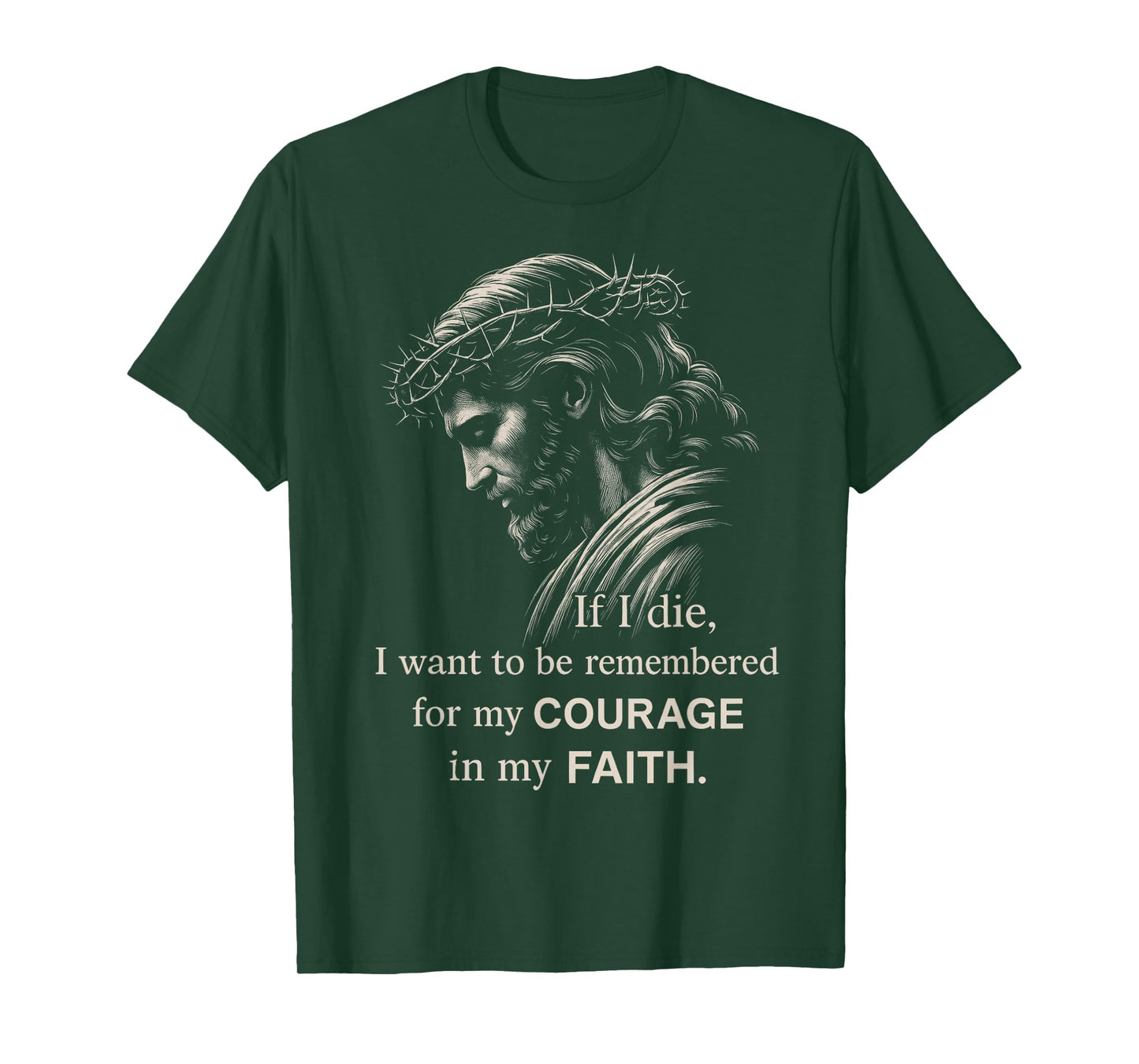 Jesus Christian Minimalist Faith Motivational Bible Verse T-Shirt