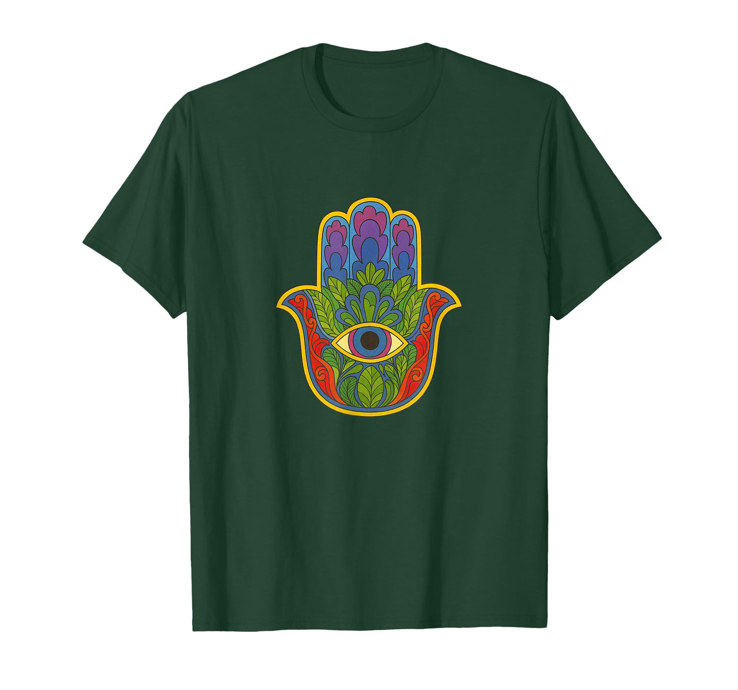 Vintage Hamsa Hand Eye of God Protection Symbol T-Shirt