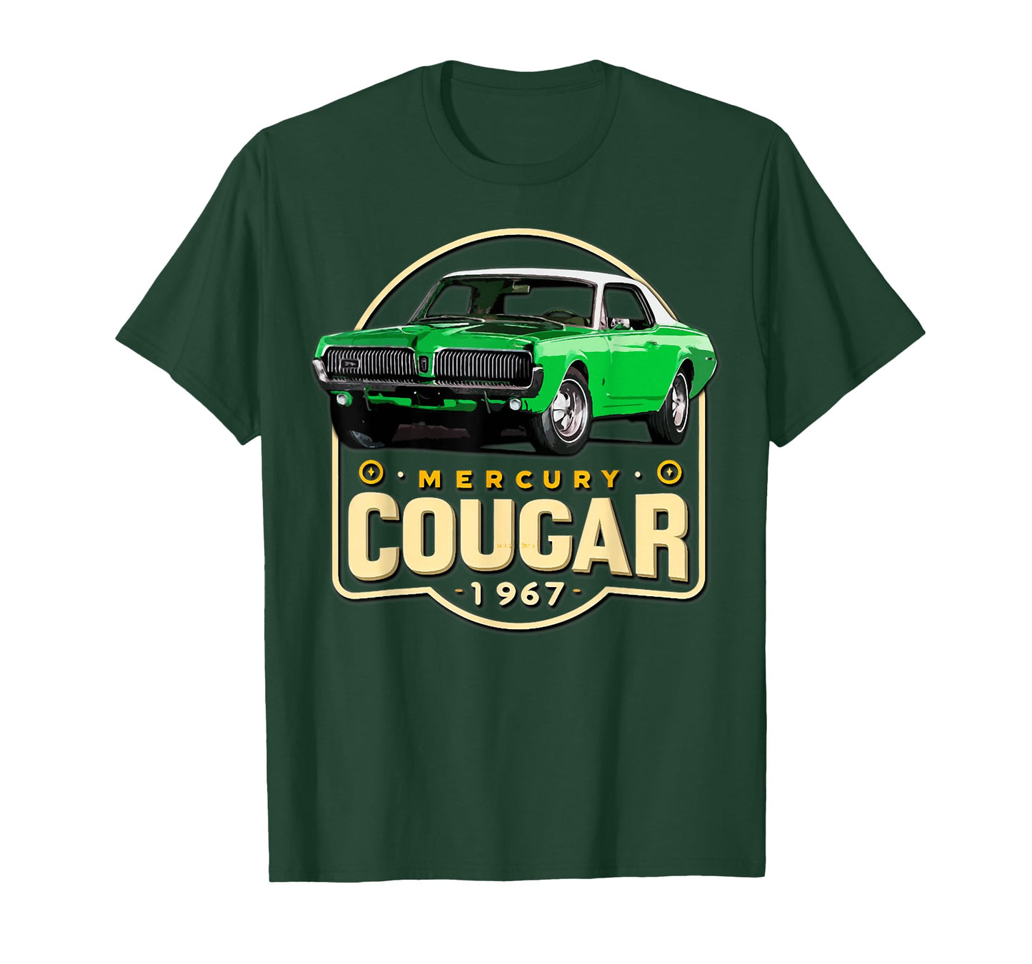 1967 Mercury classic Cougar cars T-Shirt