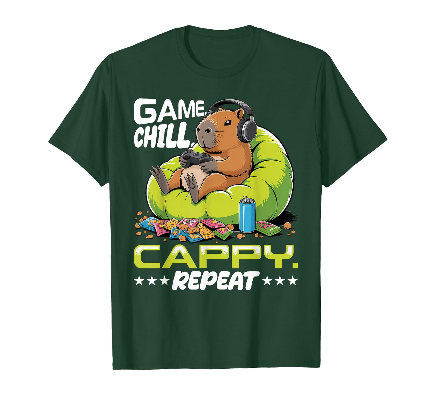 Capybara Gamer Gaming T-Shirt
