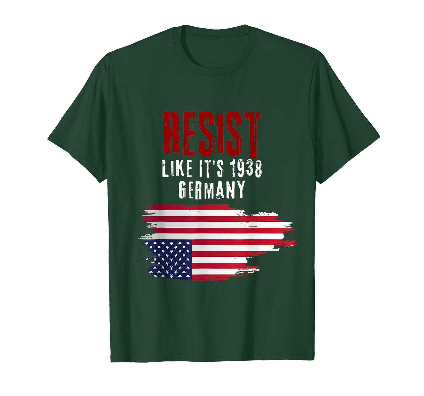Vintage Resist Like It's 1938 Germany Flag Funny T-Shirt