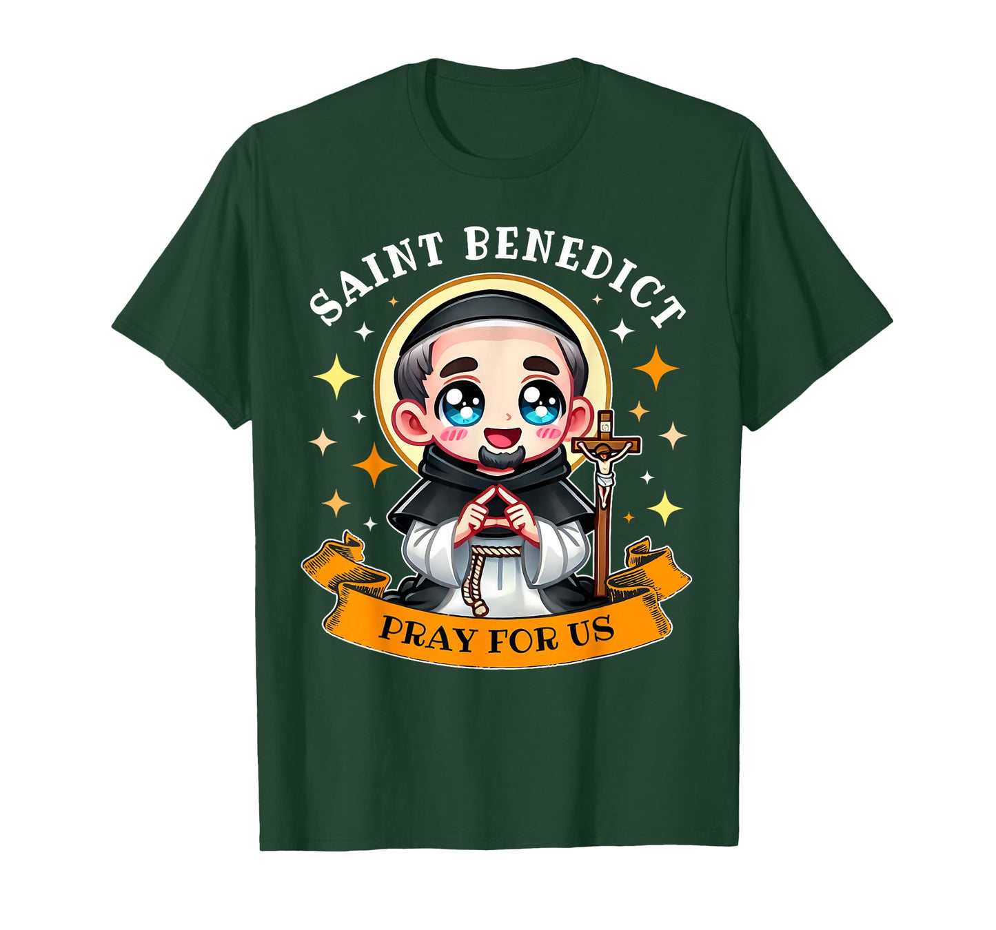 St Benedict Italian Catholic Christian Monk for Kids Toddler T-Shirt