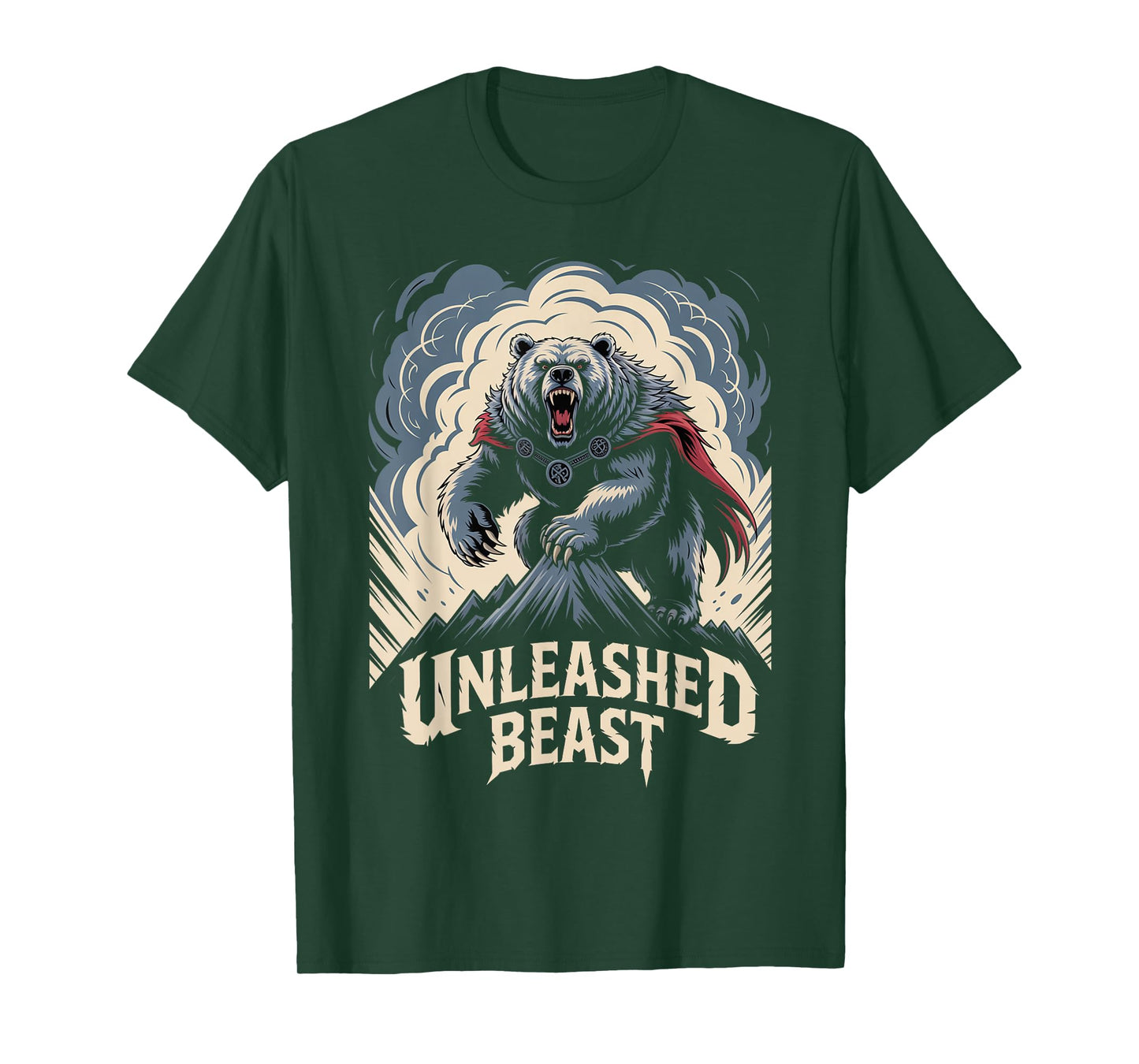 Epic Viking Berserker - Nordic Mythology - Unleashed Beast T-Shirt