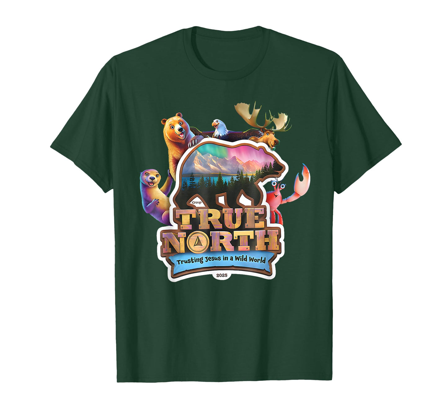 True North VBS 2025 Trusting Jesus Wilderness Christian T-Shirt