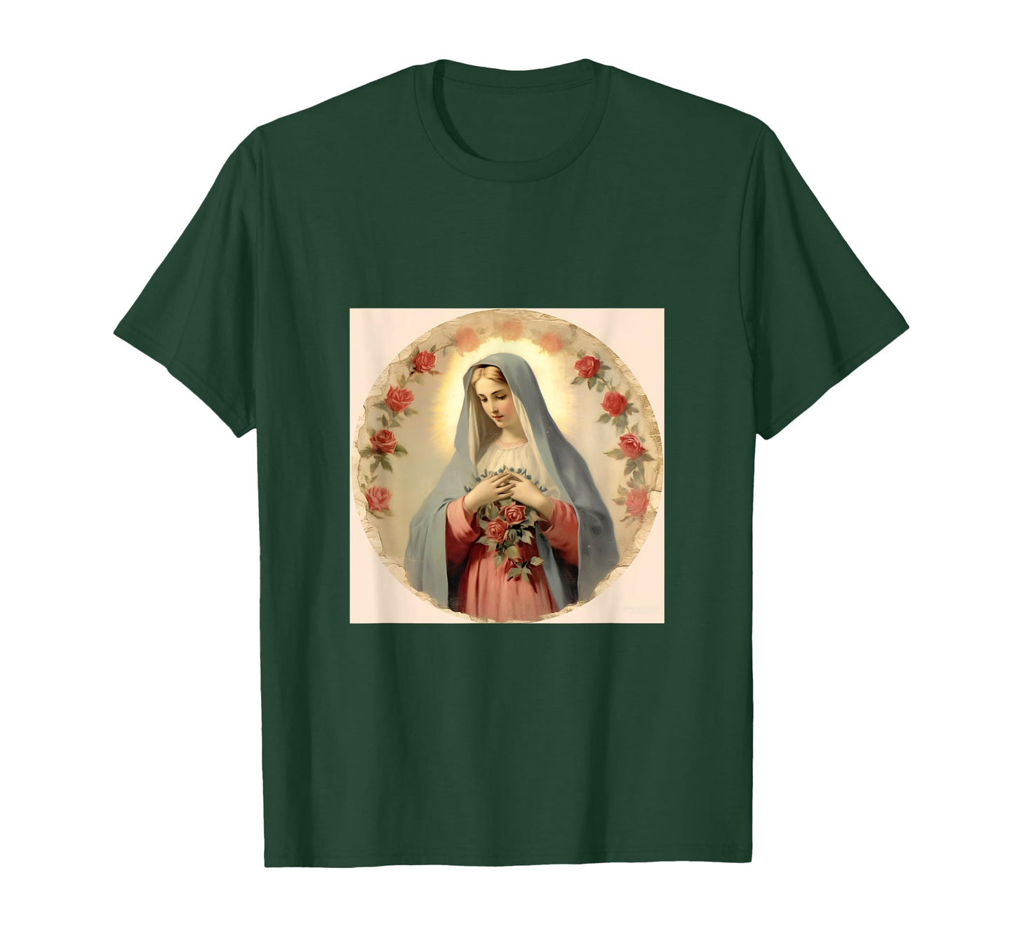 Blessed Virgin Mary Jesus Christian T-Shirt