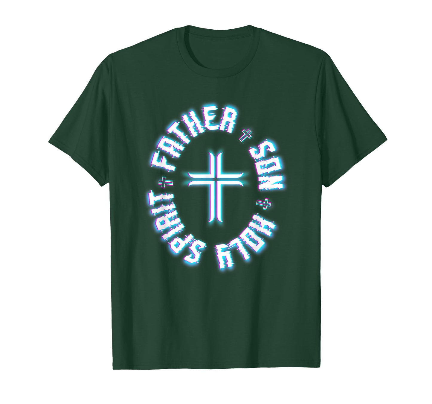 Christian Father Son Holy Spirit Ghost Trinity Faith Prayer T-Shirt