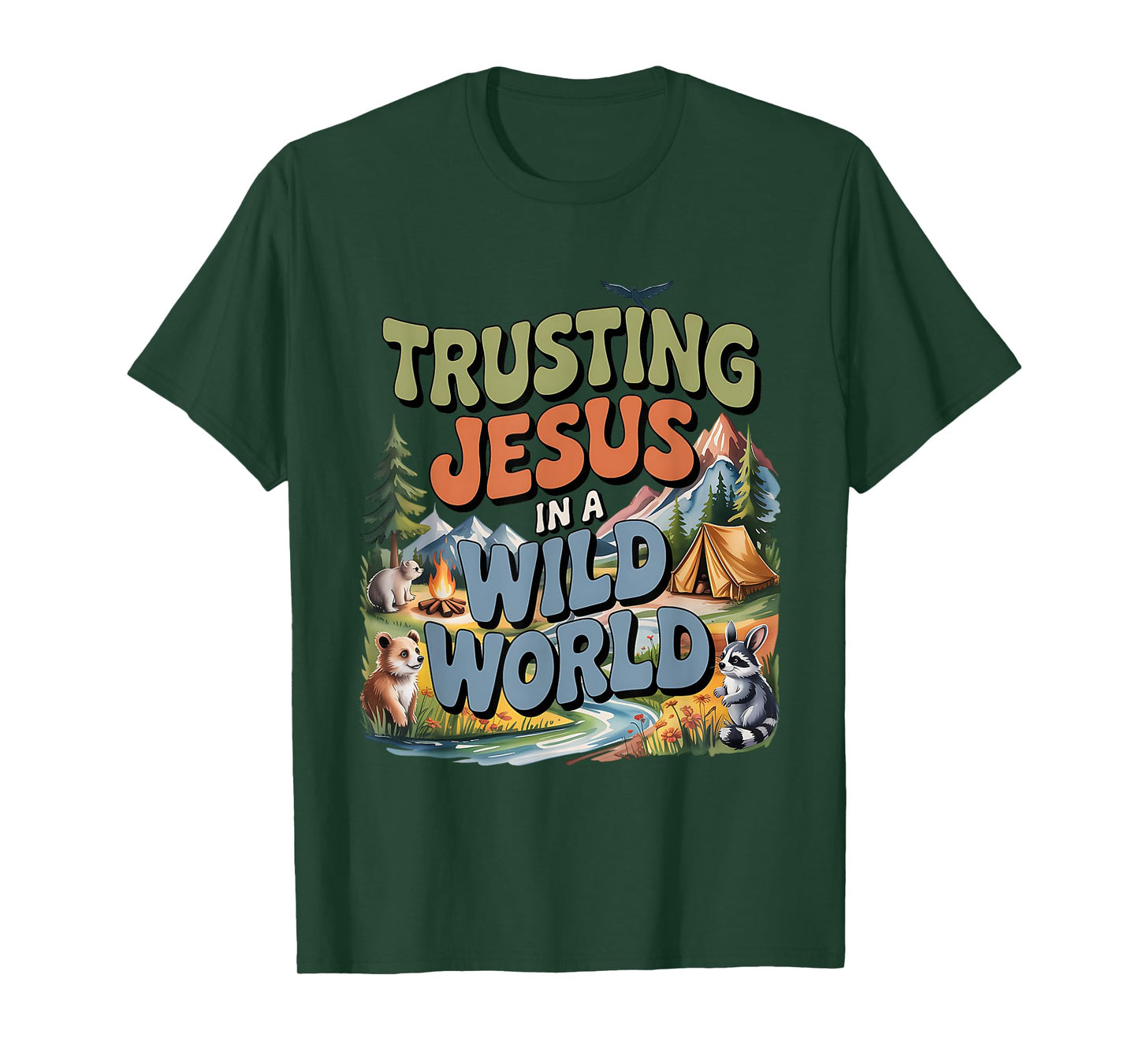 True North VBS 2025 Christian Summer Trusting Jesus Camp T-Shirt