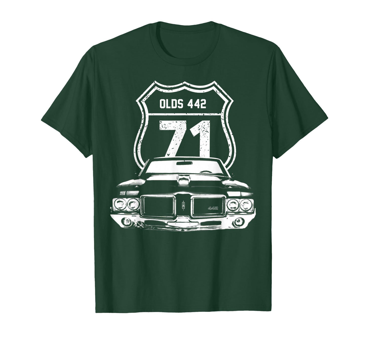 1971 71 olds 442 muscle car T-Shirt