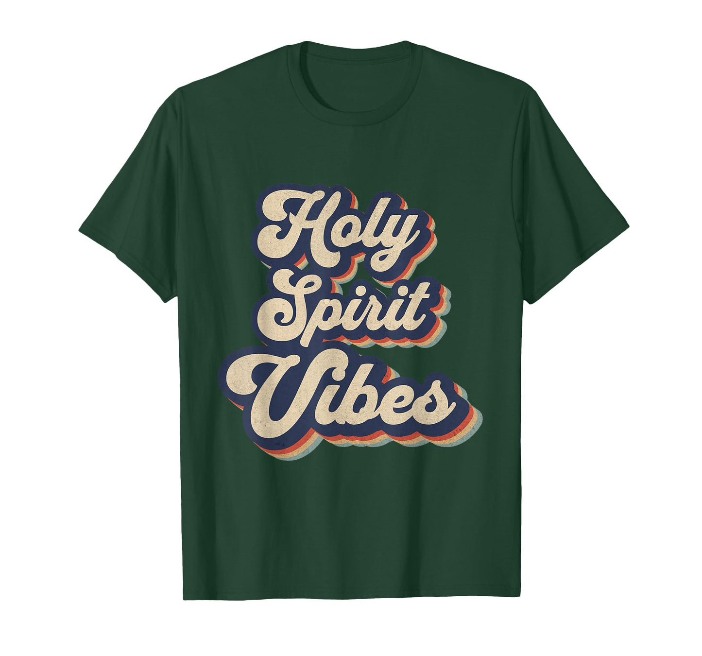 Holy Spirit Vibes Retro Religious Christian Design T-Shirt