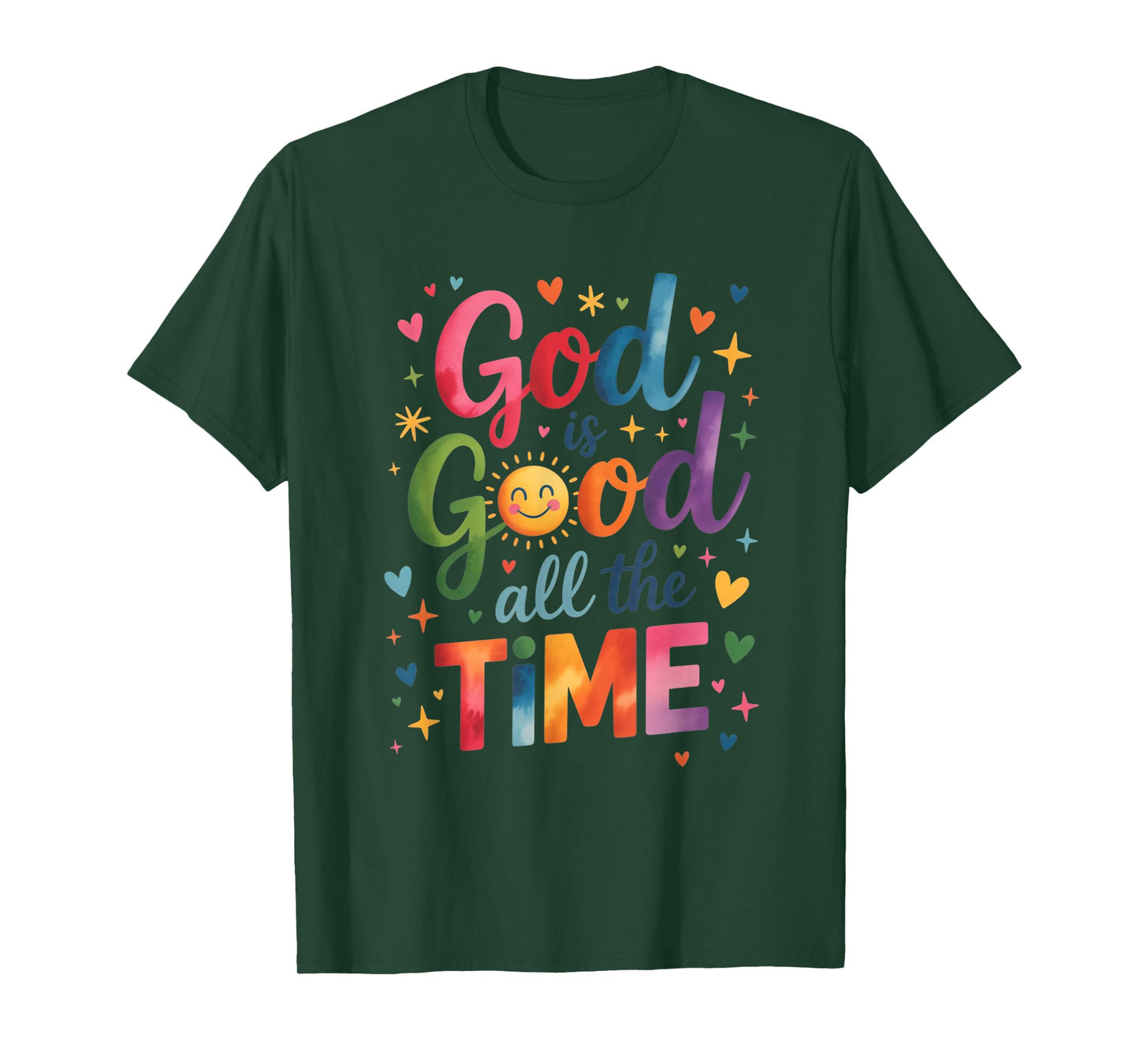 God is Good All The Time Jesus Christ Christian Gift T-Shirt