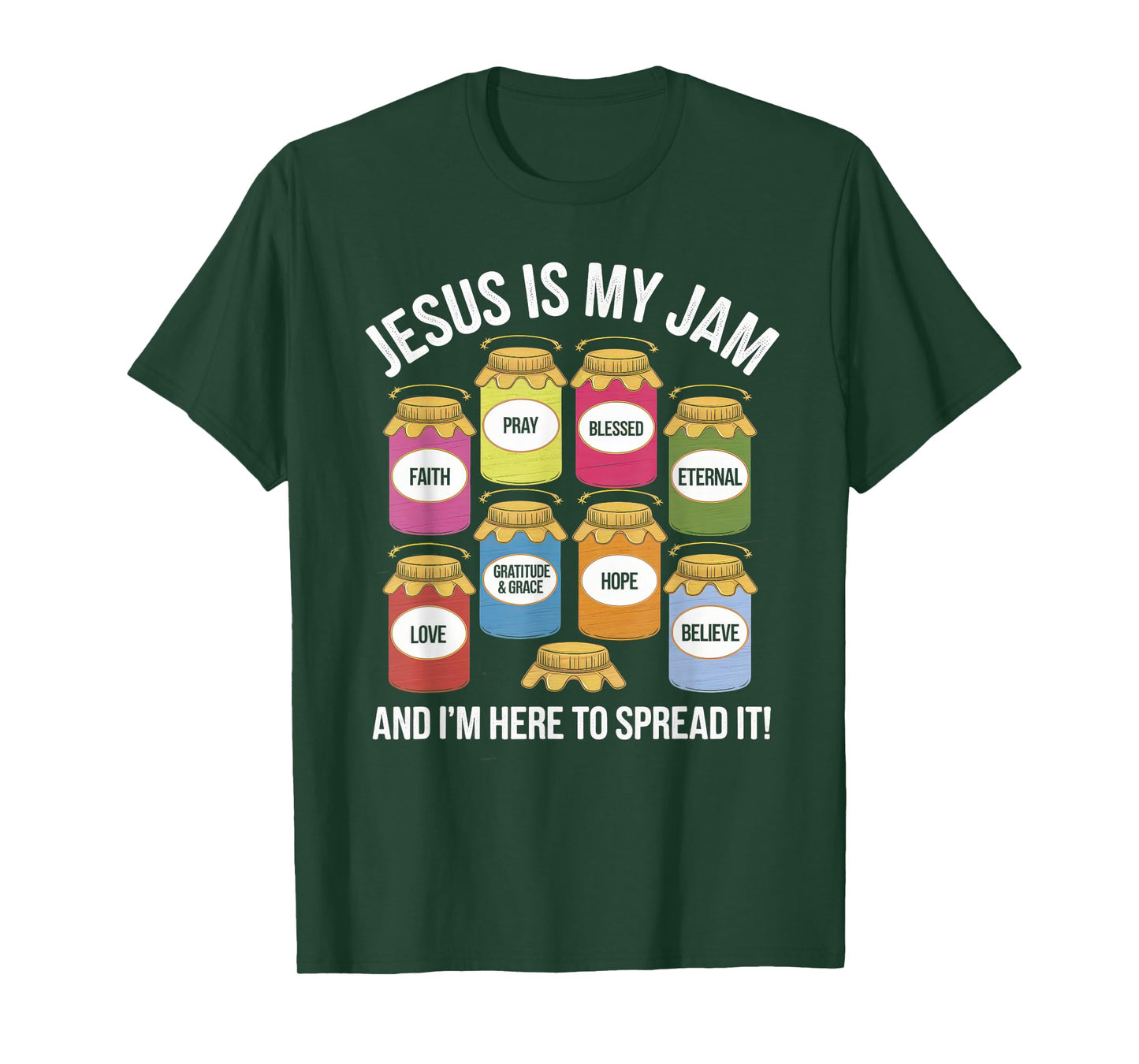 Jesus is My Jam Tshirt Men Women Christian Bible Verse T-Shirt