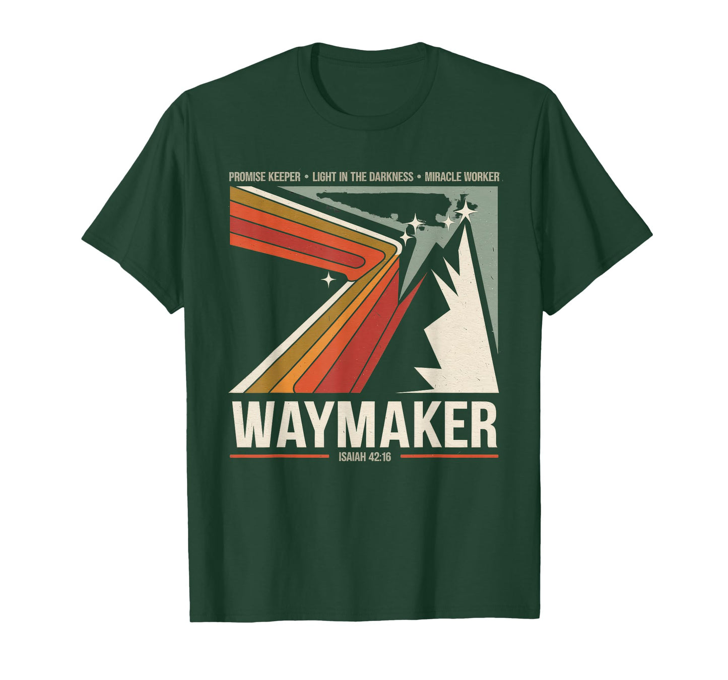 Waymaker Tshirt Promise Keeper Miracle Worker God Christian T-Shirt
