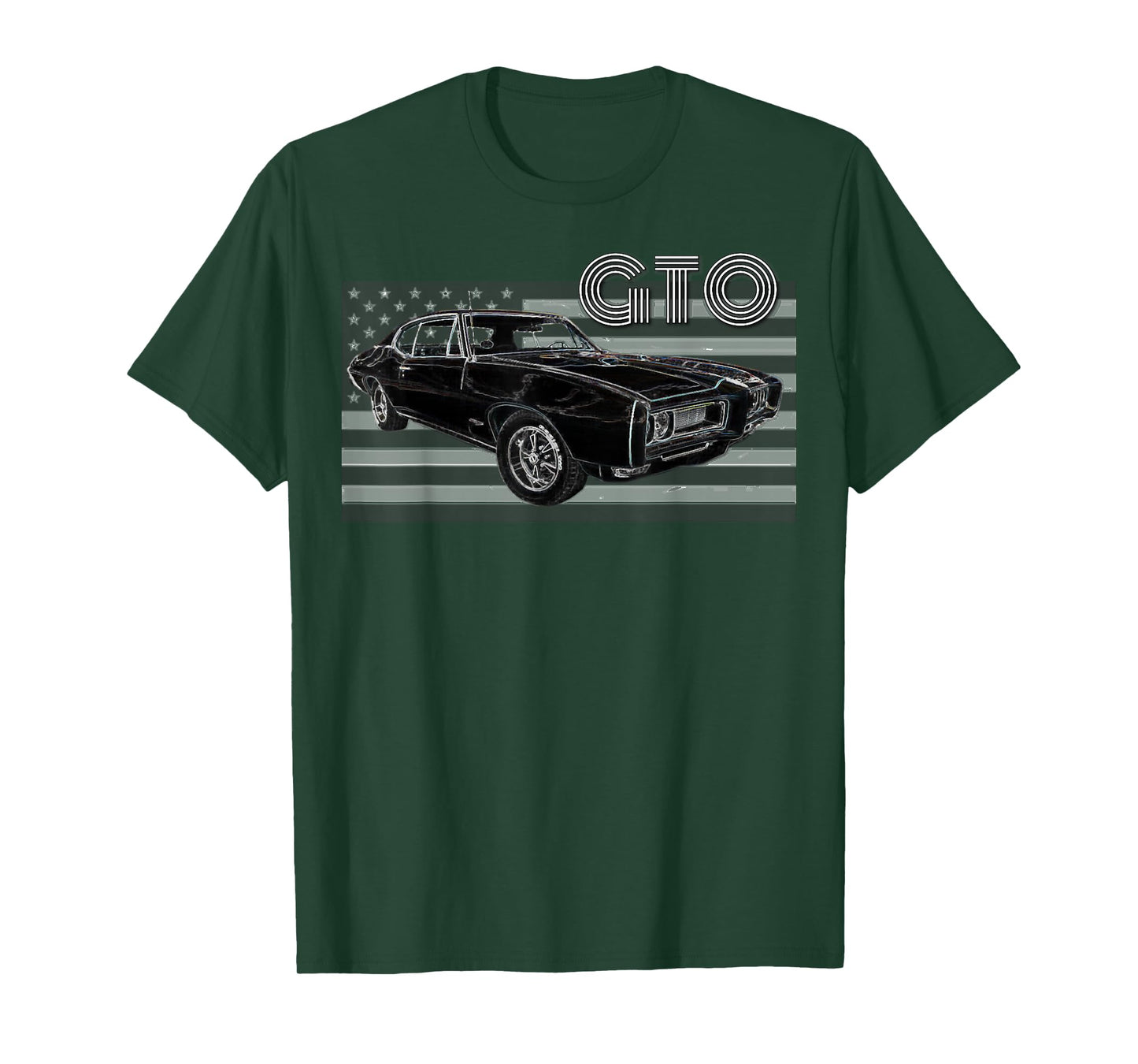1968 1967 1965 GTO Classic Car Old School Muscle Car 64 70 T-Shirt