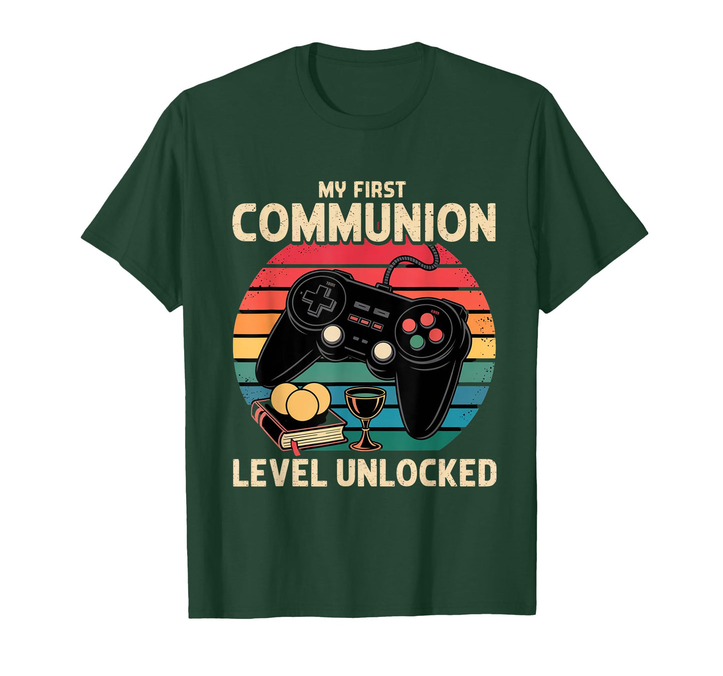 My first communion video game controller gifts boys girls T-Shirt