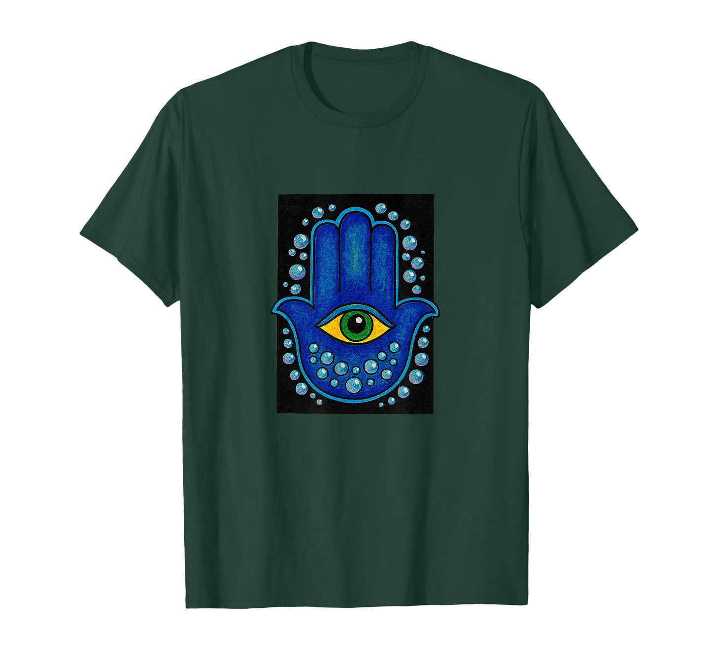 Vintage Hamsa Hand Eye of God Protection Symbol T-Shirt