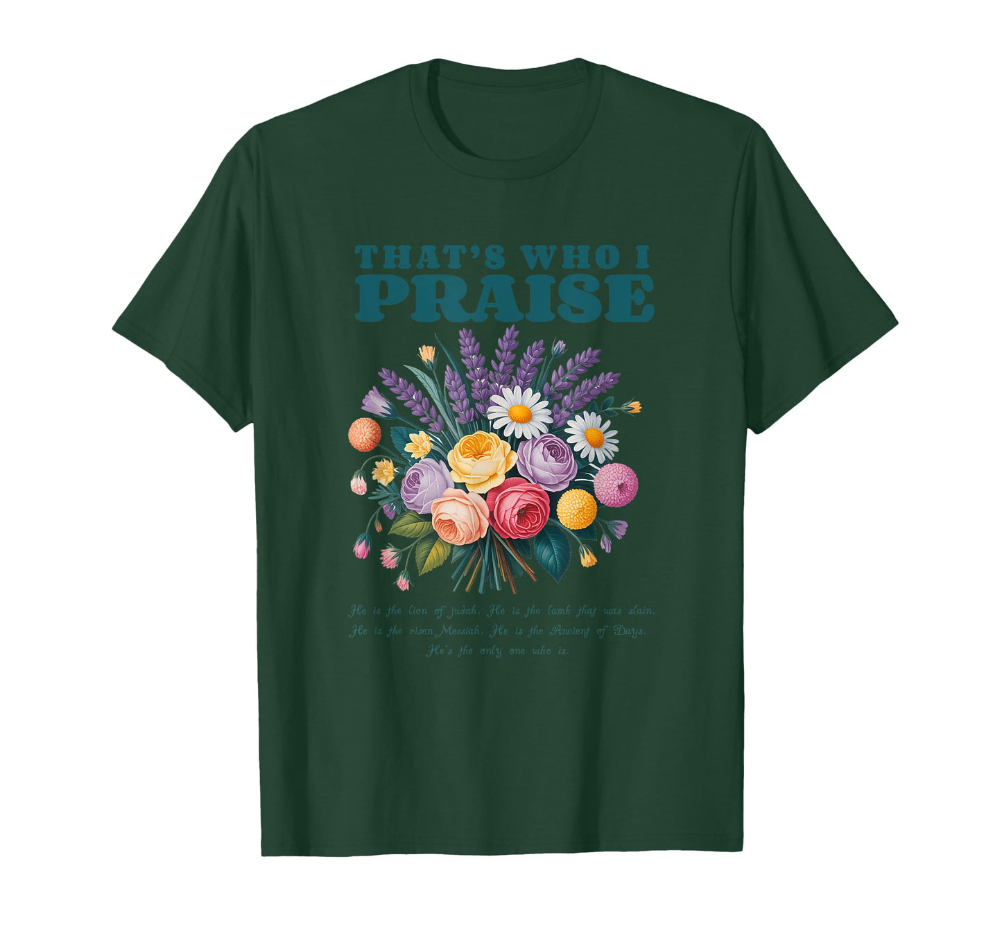 Brandon That's Who I Praise Jesus Christian Lake Merch T-Shirt