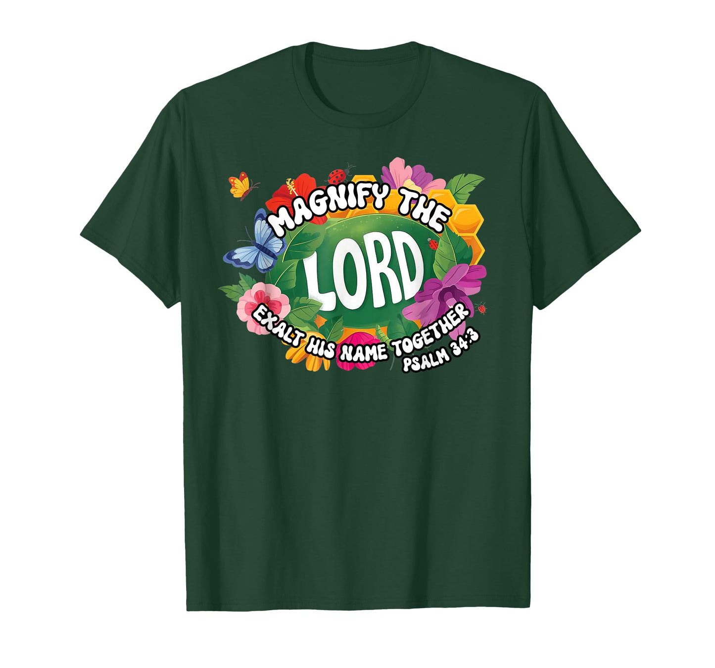 VBS 2025 Summer Camp Magnify The Lord Christian T-Shirt