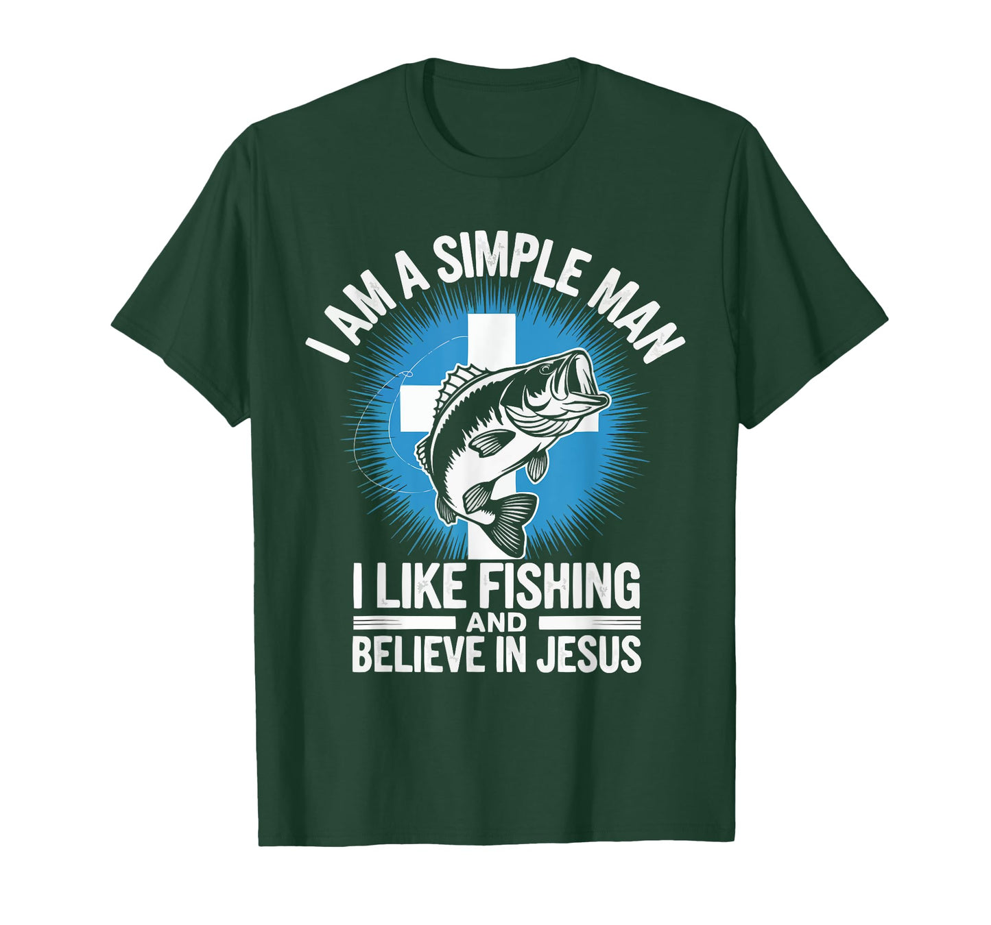 Fishing Jesus Christ Religion Christian Fisher Christianity T-Shirt