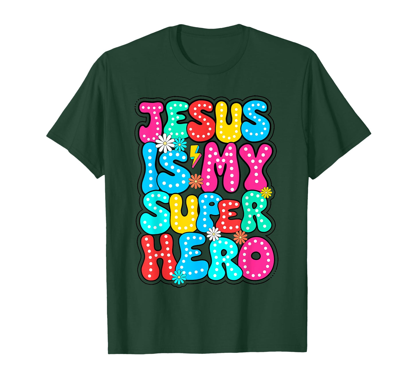 Christian God Jesus Is My Superhero Religious T-Shirt