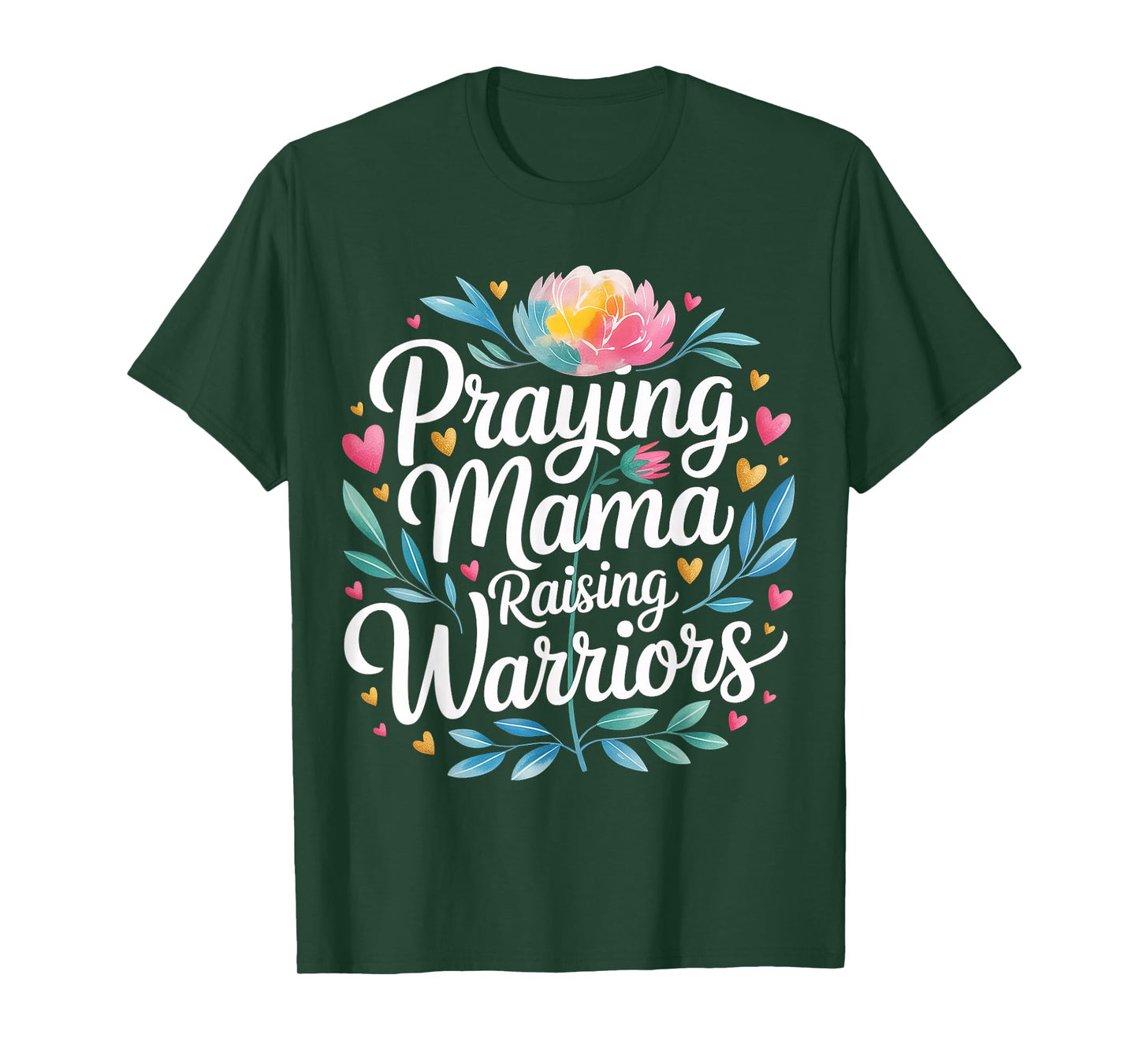 Praying Mama Raising Warriors - T-Shirt