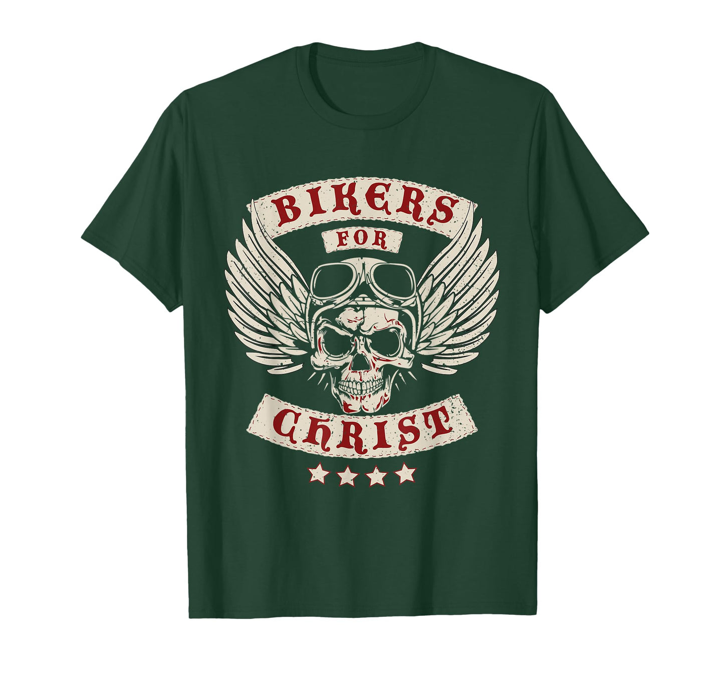 Bikers for Christ Christian Motorcycle Patch T-Shirt