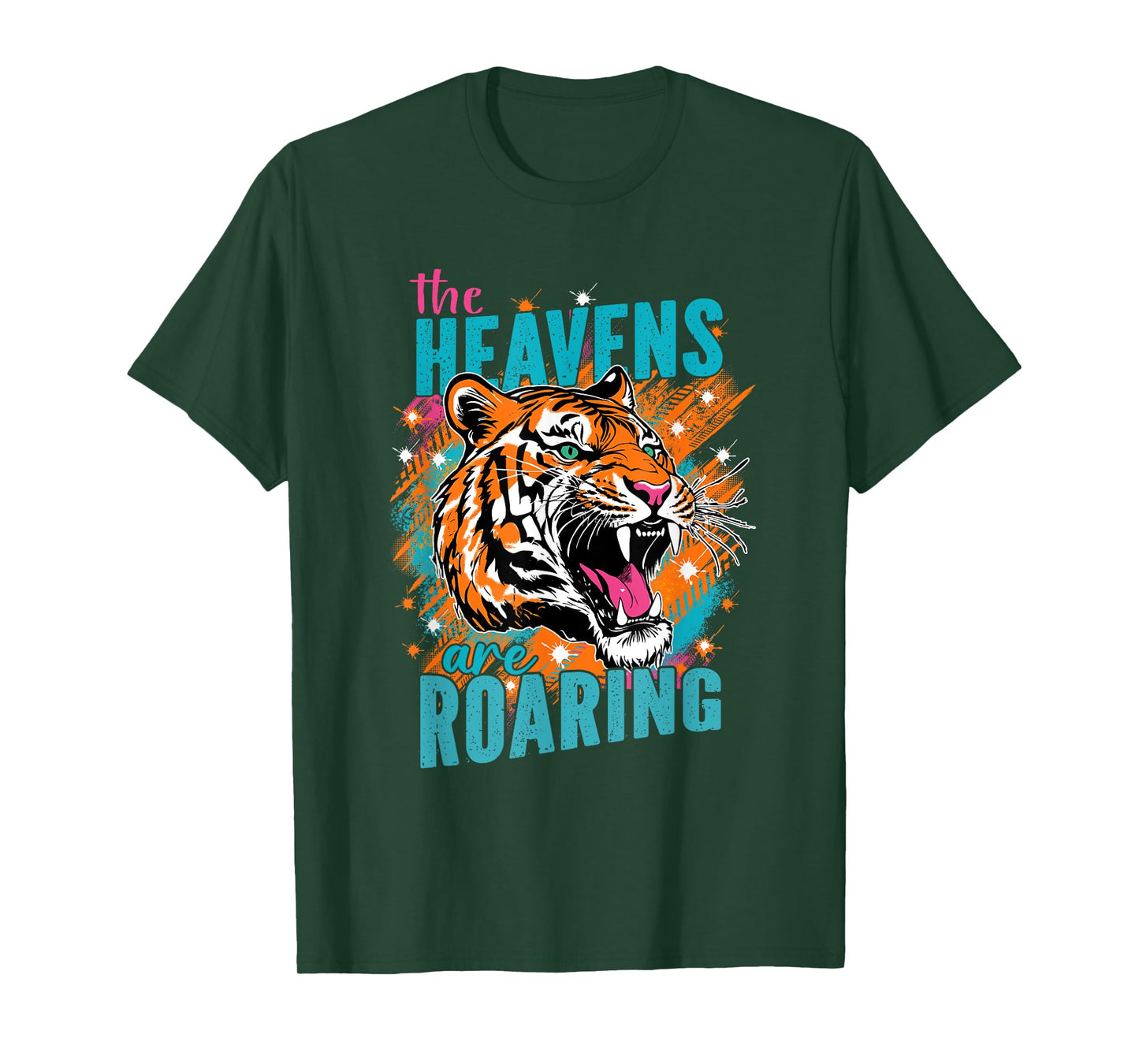 The Heavens are Roaring Psalm 19:1 Christian Faith Women Men T-Shirt