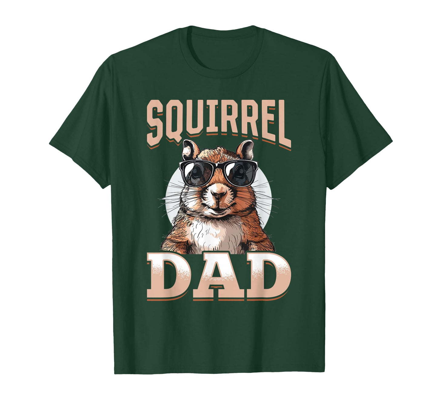 Funny Squirrel Animal Squirrel Dad T-Shirt