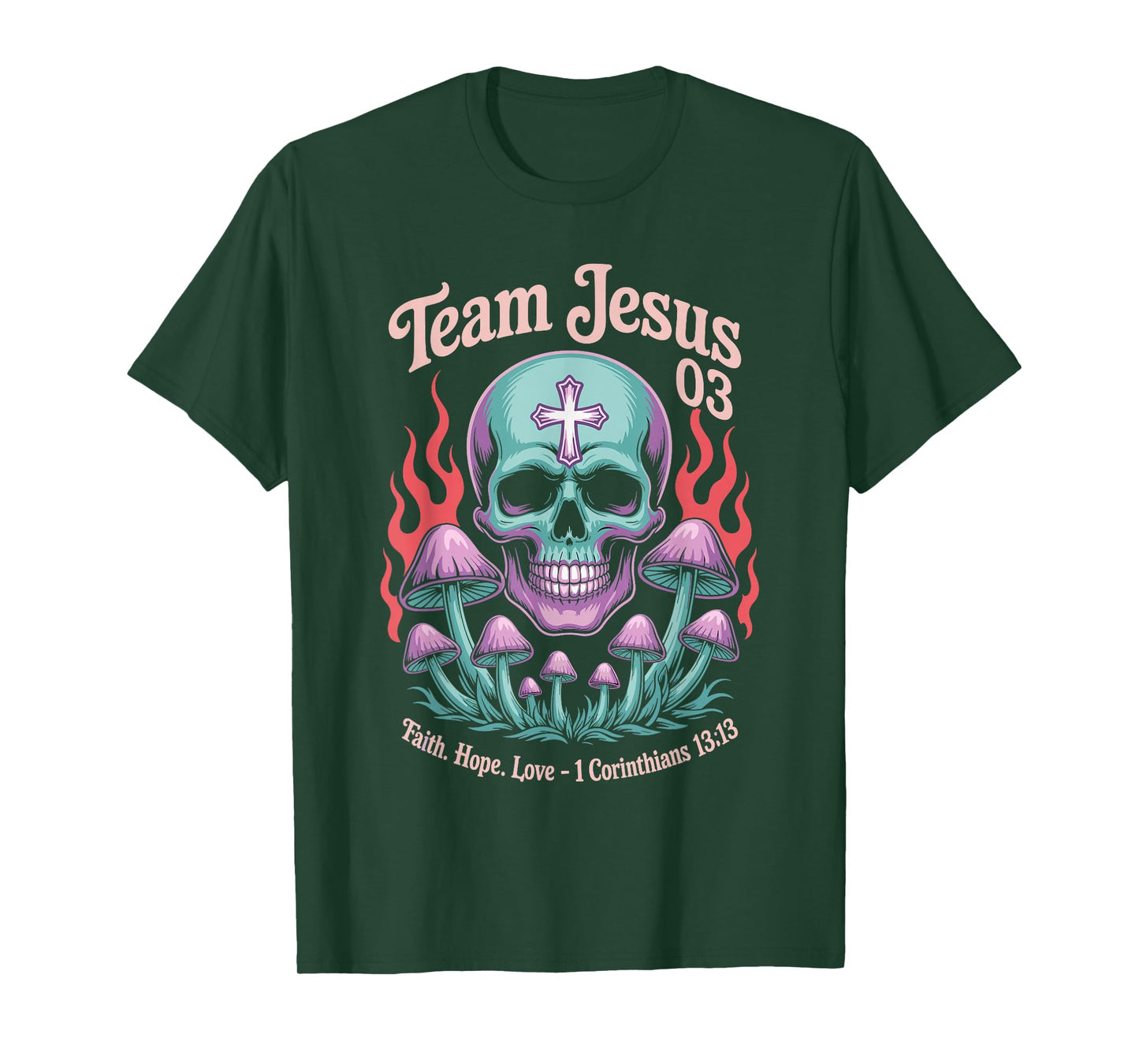 Christian - Team Jesus 03 Faith Hope Love T-Shirt