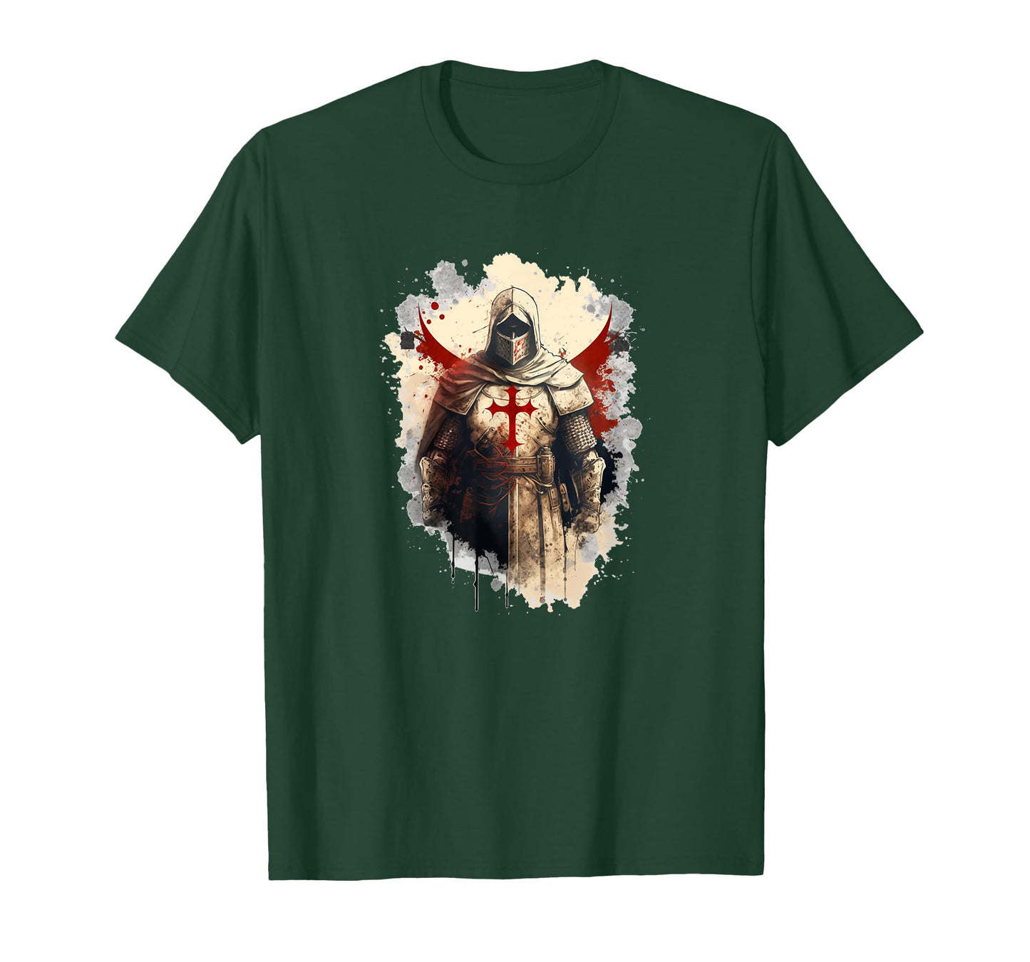 Medieval Templar Knights Christians T-Shirt