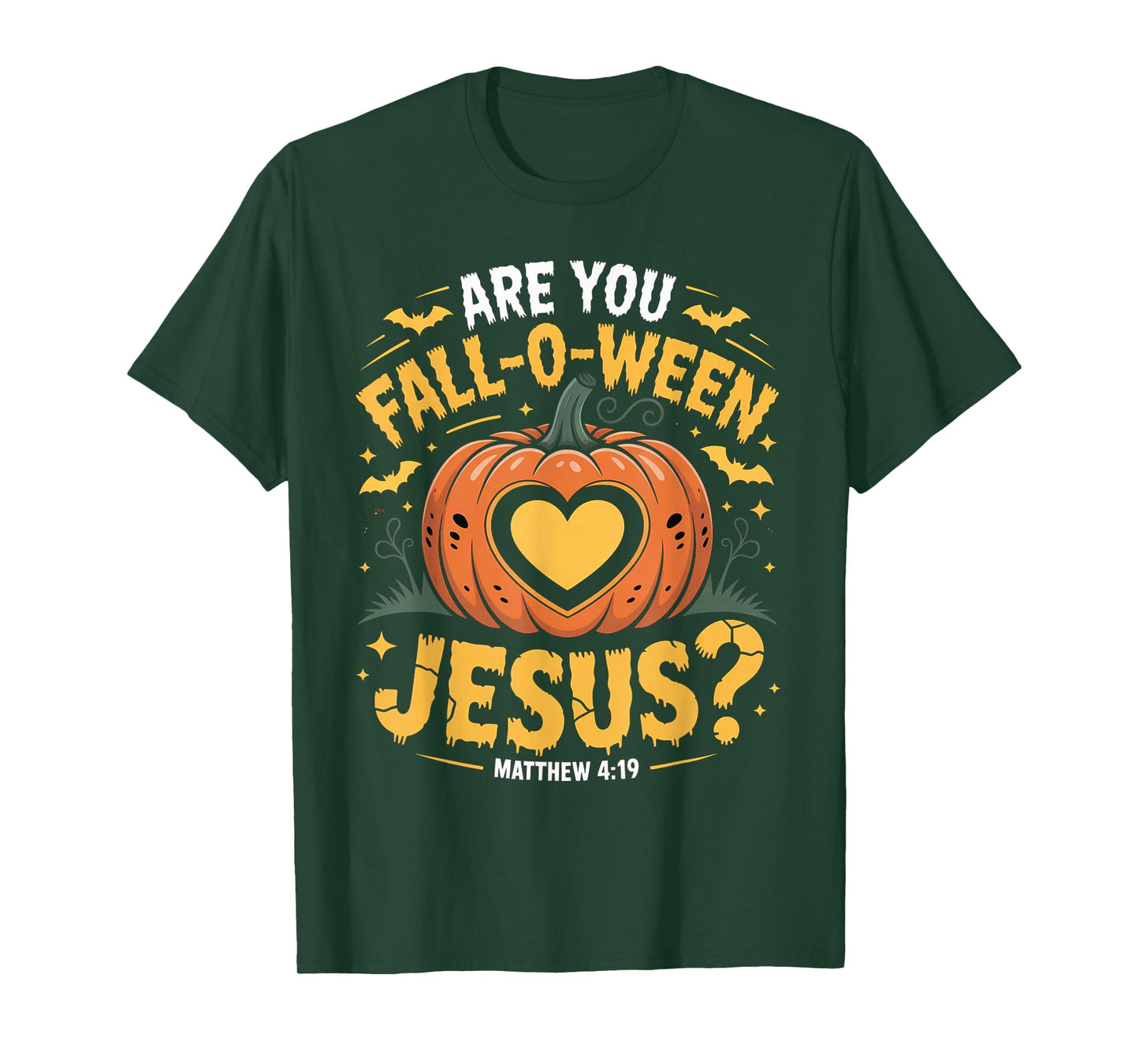 are You Falloween Jesus Funny Christian Halloween Fall Pun T-Shirt