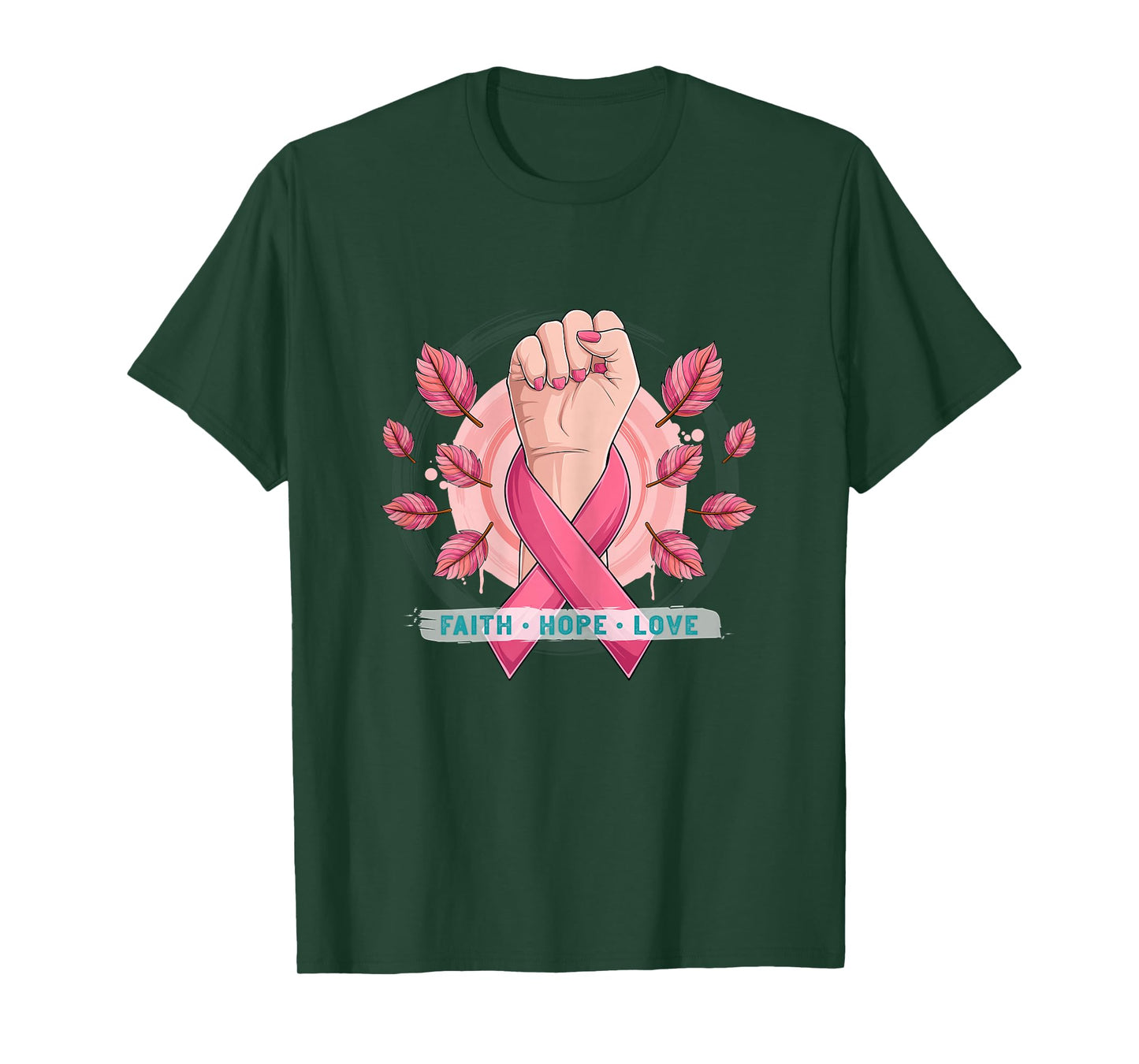 Faith Hope Love | Breast Cancer T-Shirt