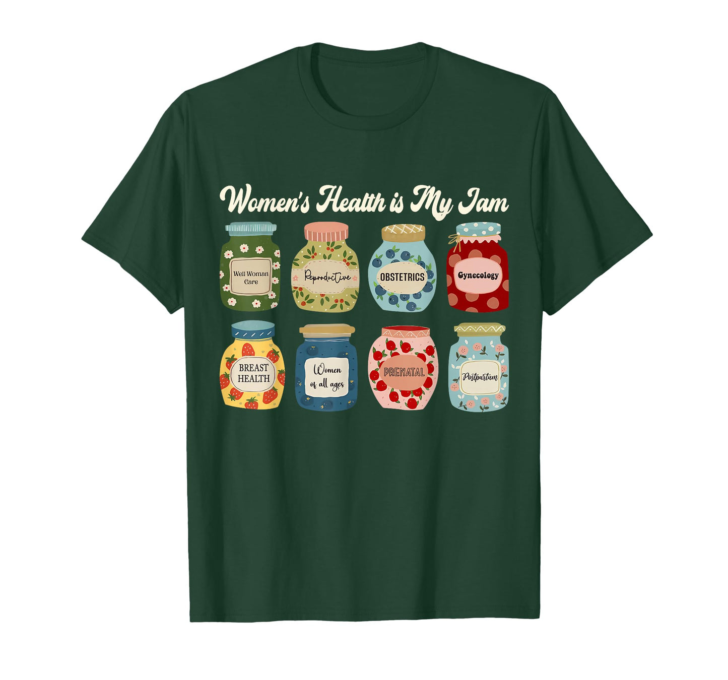 Women’s Health is My Jam Shirt Nurse Doctor Medical Staff T-Shirt