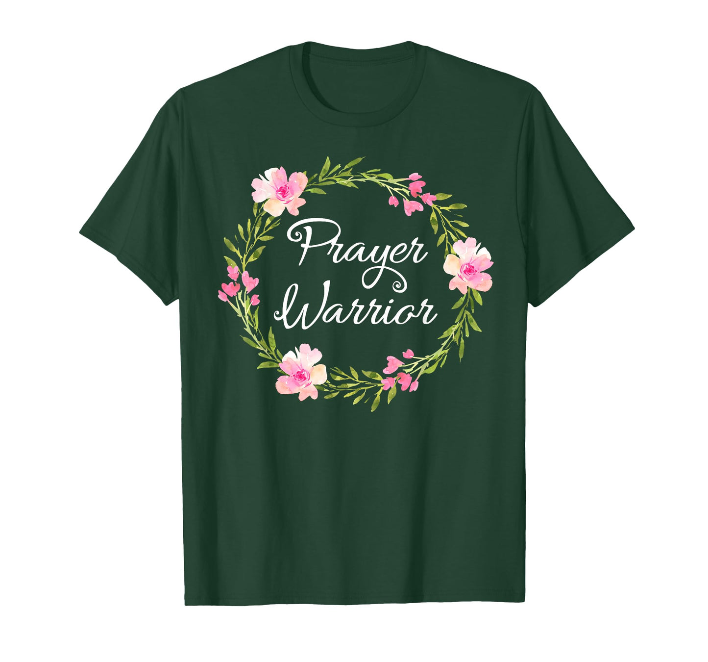 Inspirational, Prayer Warrior T-shirt. Faith Sayings Tee T-Shirt