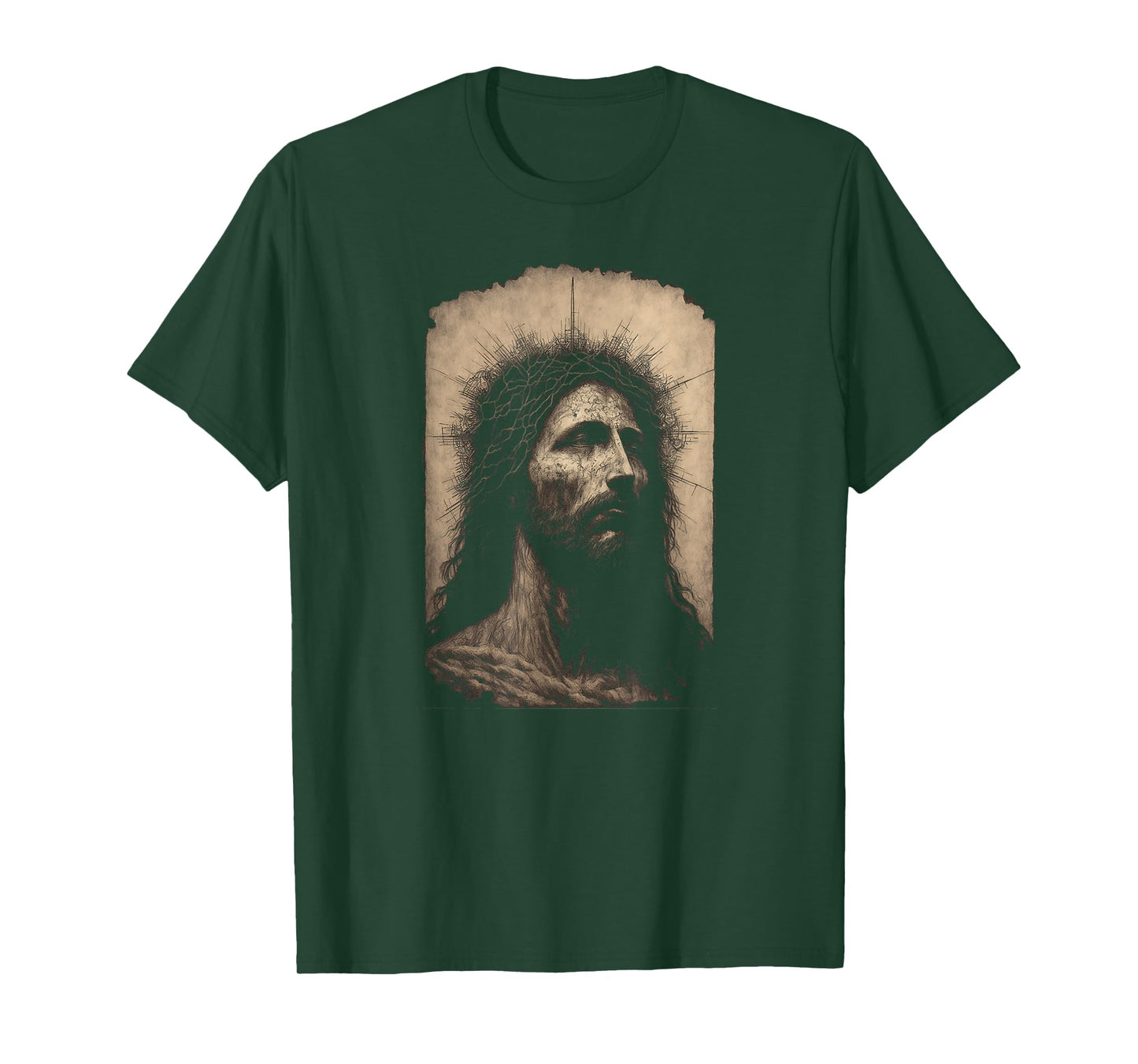 Biblical Christ Catholic Jesus Shroud of Turin Aesthetic T-Shirt