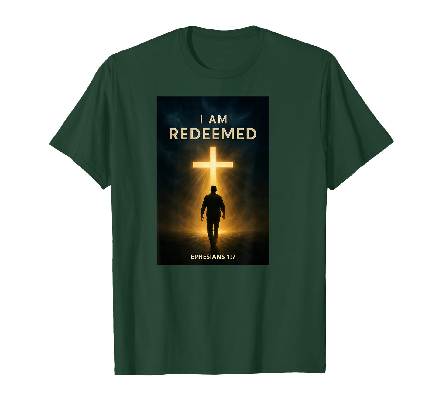 I Am Redeemed Powerful Ephesians 17 Scripture Bible Verses T-Shirt