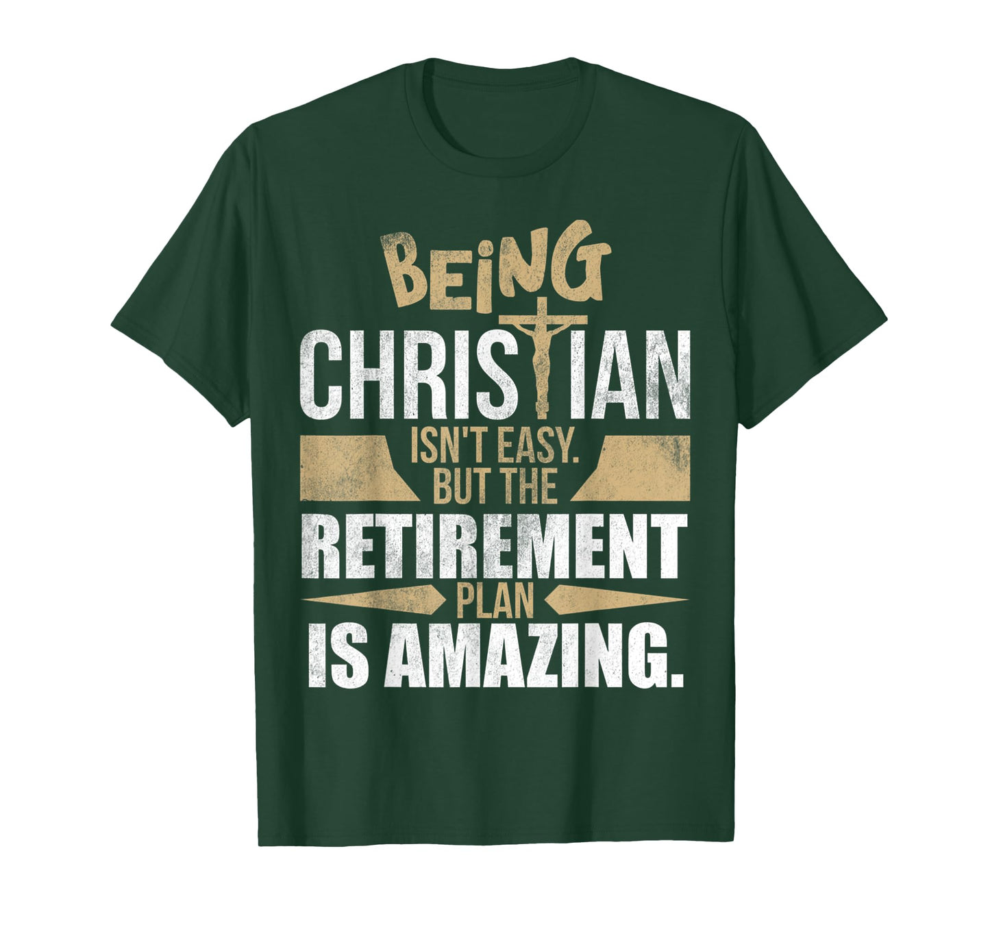 Vintage Jesus Shirt Christian Retirement Plan Gift Tee T-Shirt