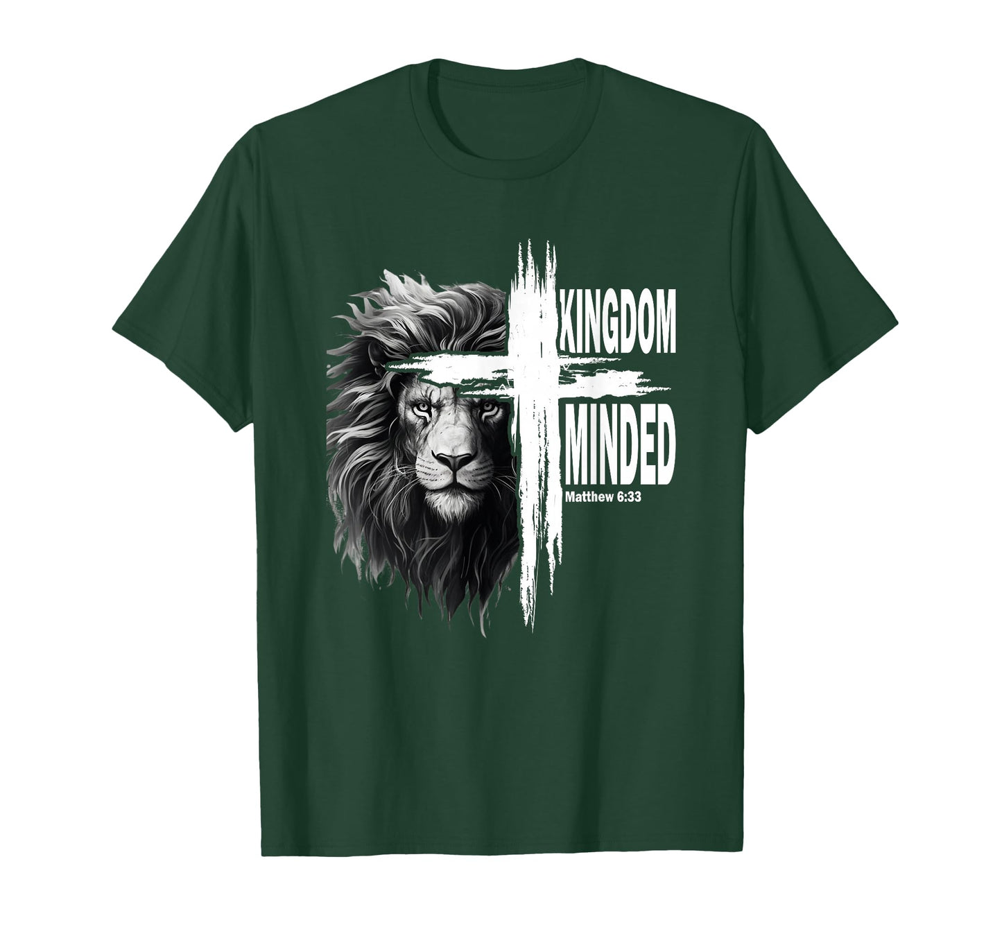 Kingdom Minded Matthew 6:33 Christian Pray Jesus Faith T-Shirt