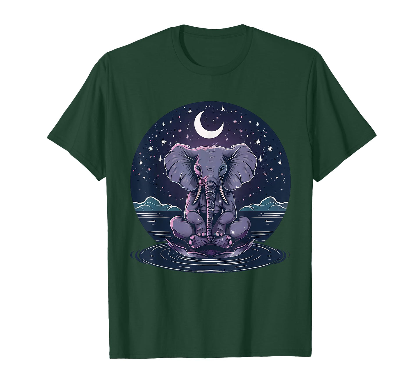 Elephant Meditation Spirituality Buddhist Yoga Zen Buddha T-Shirt