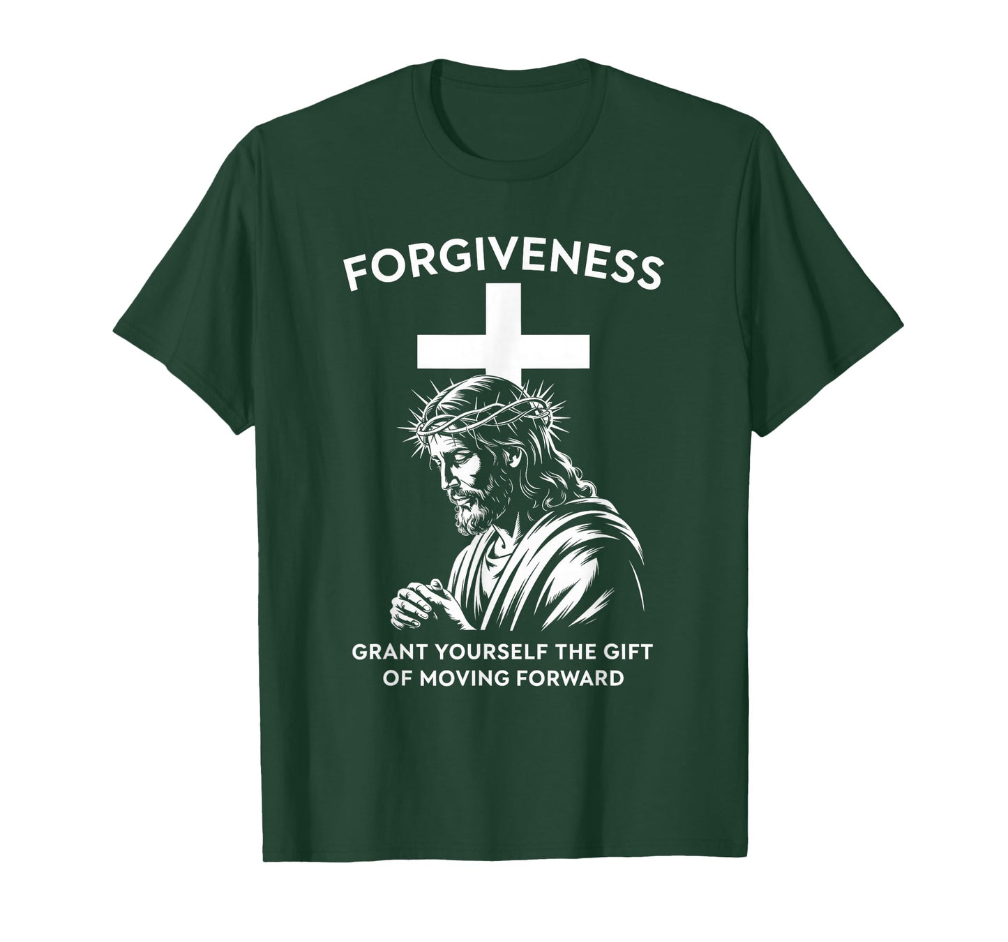 Forgiveness Cross & Christ Christian Streetwear T-Shirt