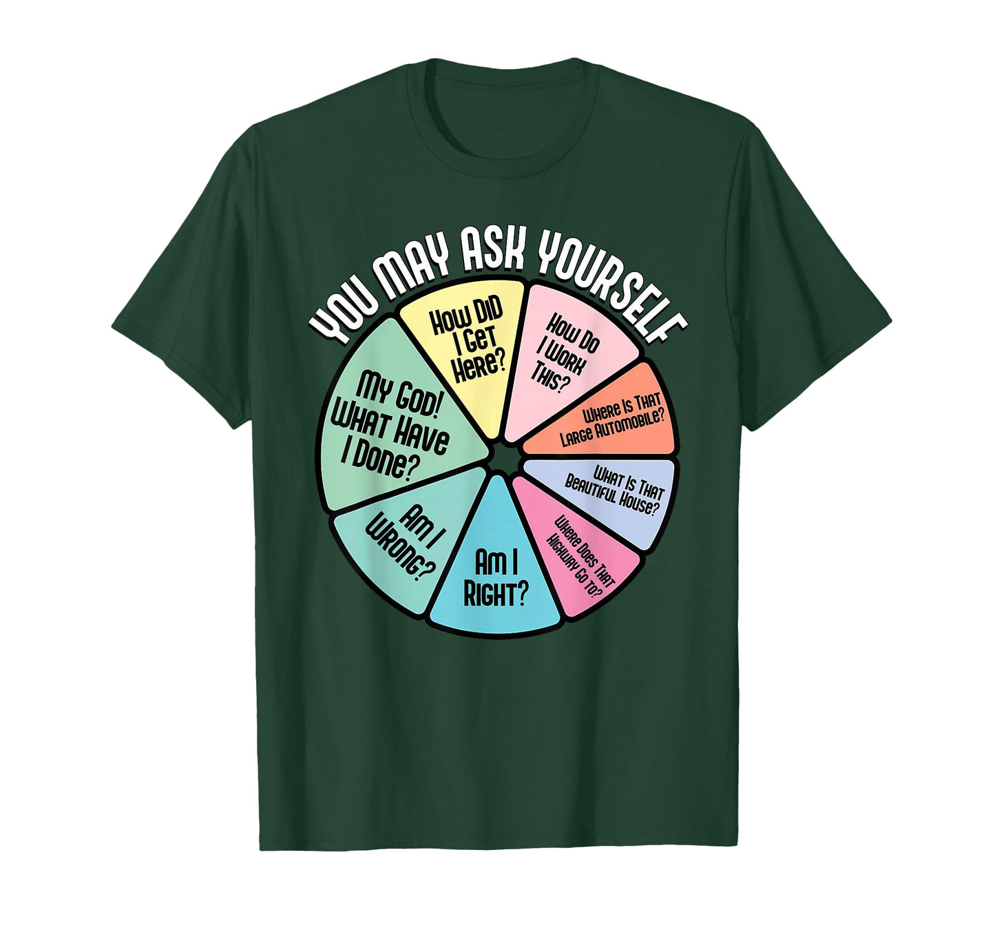 You May Ask Yourself How Did I Get Hear How Do I Work This T-Shirt