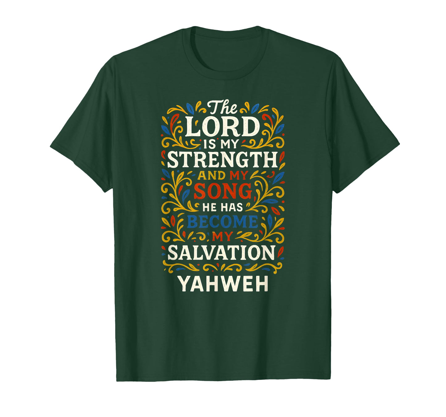 Bible Verse Yahweh Vintage Mens Christian Faith T-Shirt