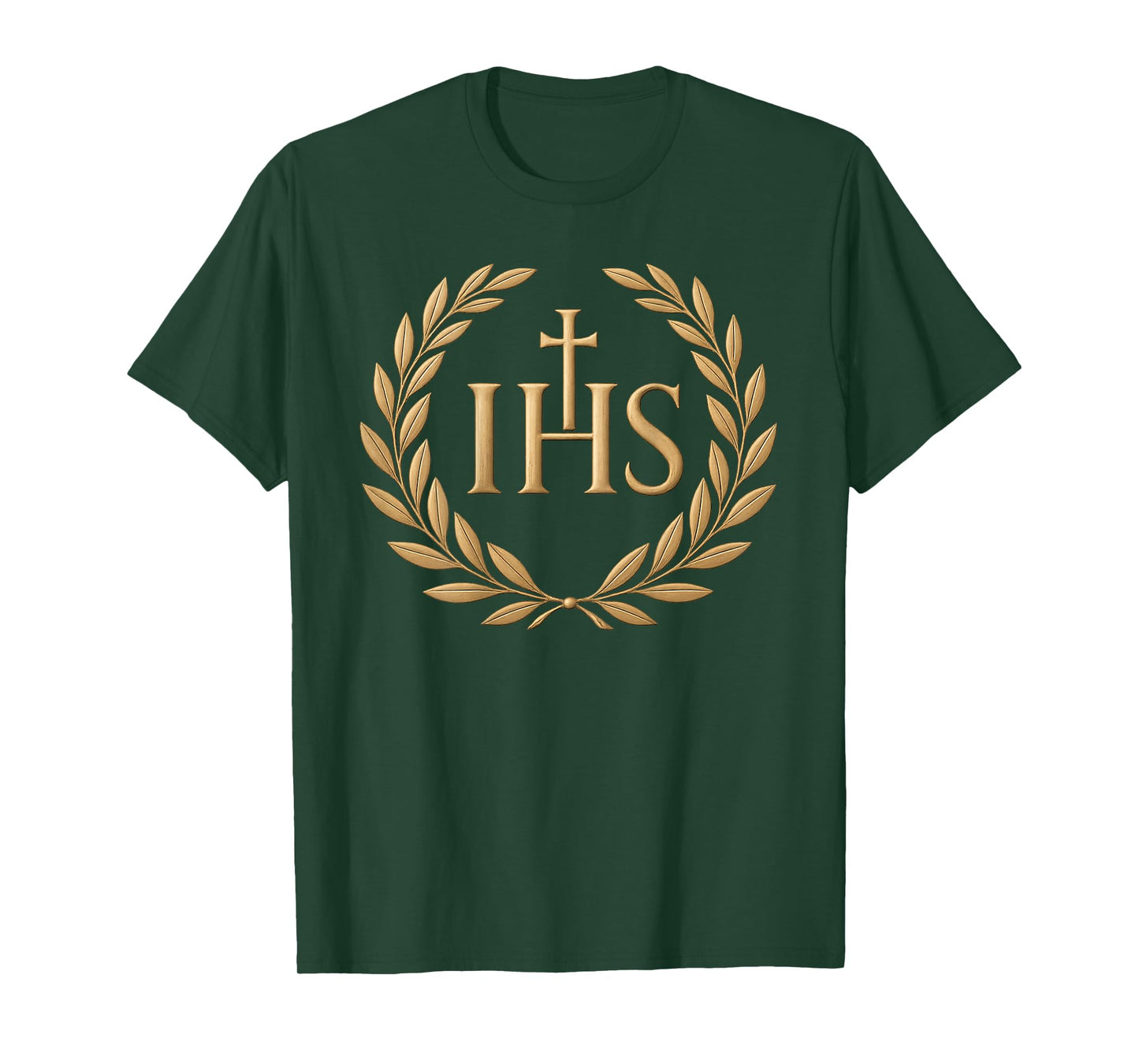 IHS Crucifix - Catholic Church - Jesus Christ T-Shirt