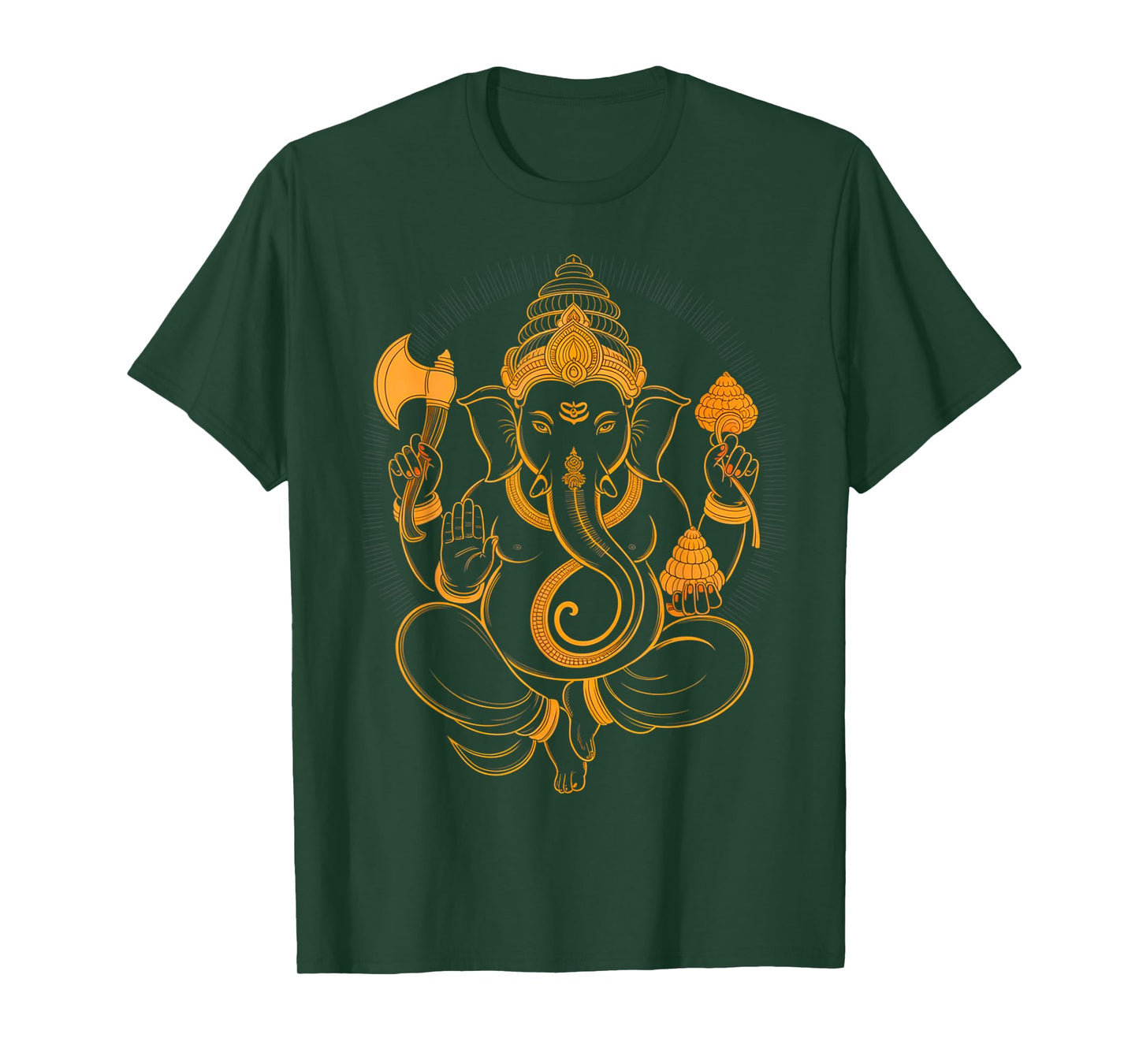 Hindu Ganesha Puja Elephant God India Meditation Yoga Murti T-Shirt