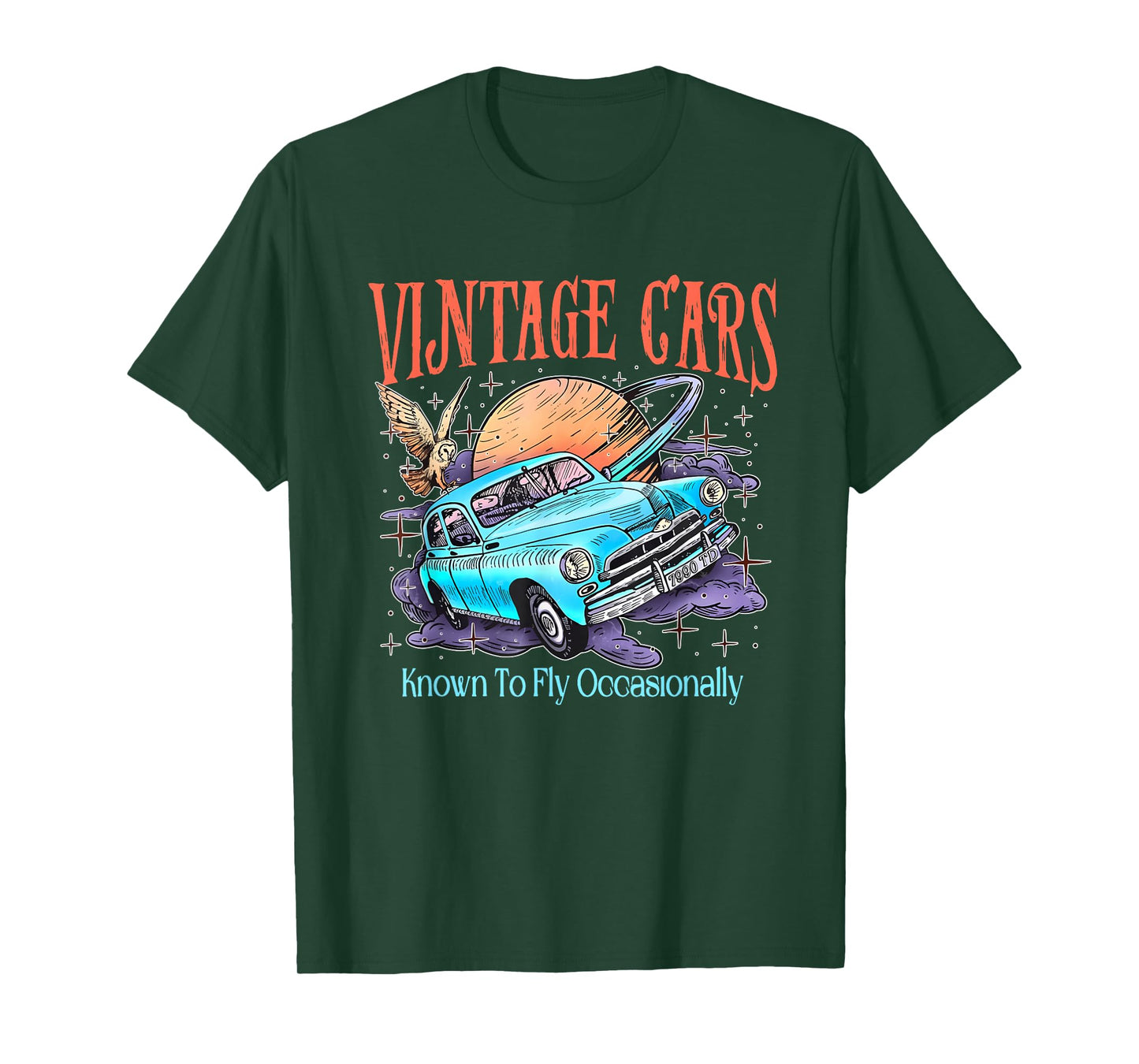 Weasley's Vintage Cars Known To Fly Occasionally Quote T-Shirt