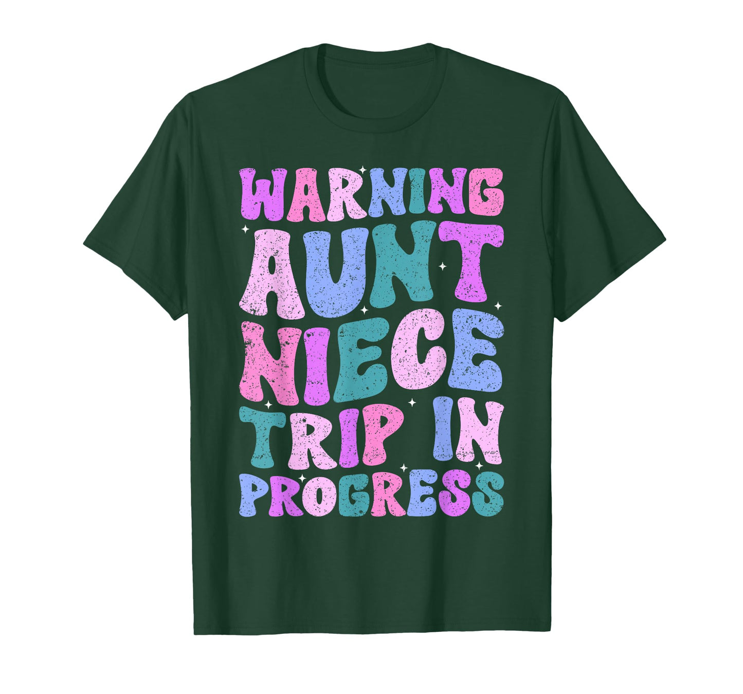 Warning Aunt Niece Trip In Progress Aunt Niece Trip Matching T-Shirt
