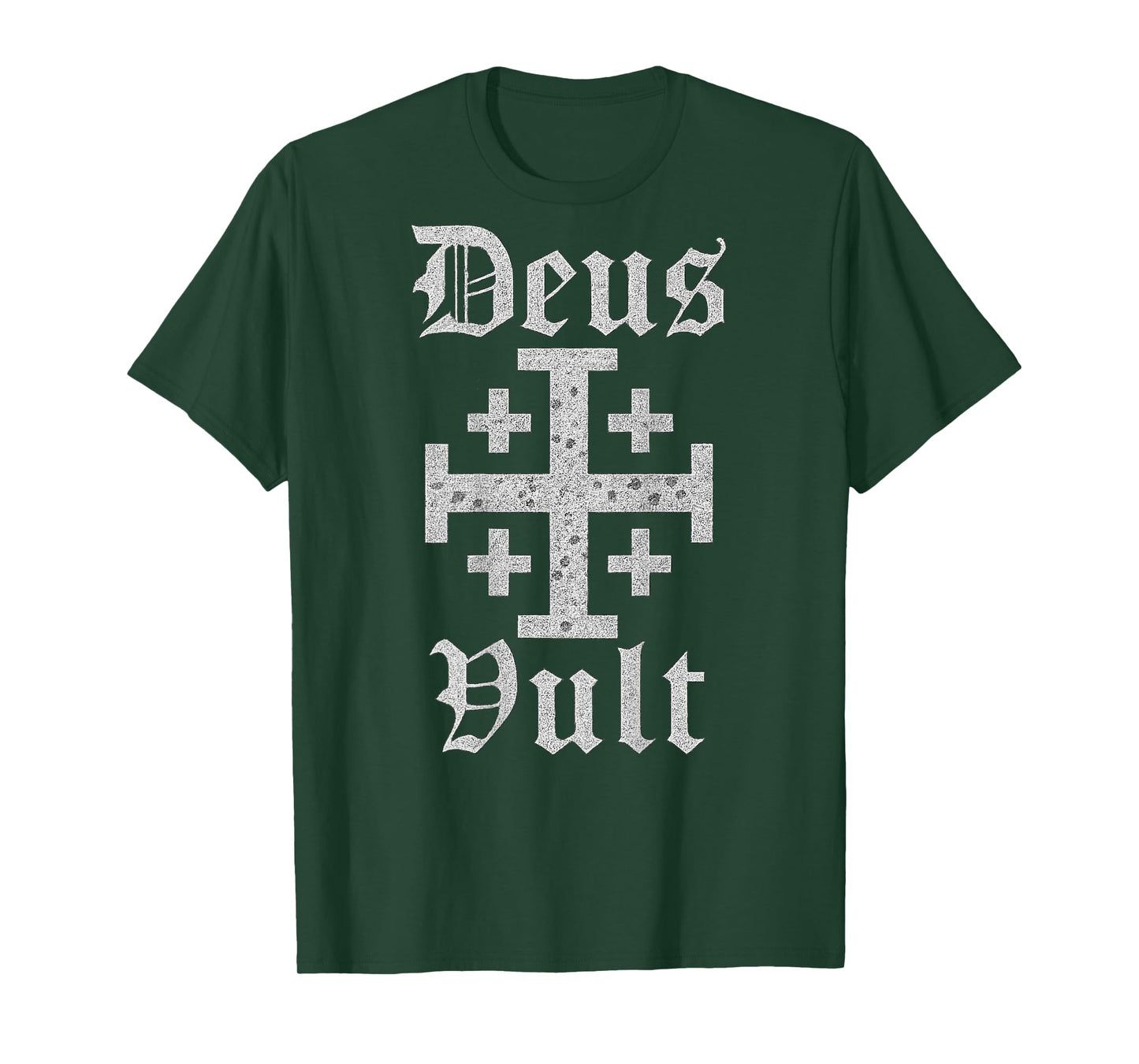 Deus Vult | Jerusalem Cross | Christian Templar T-Shirt