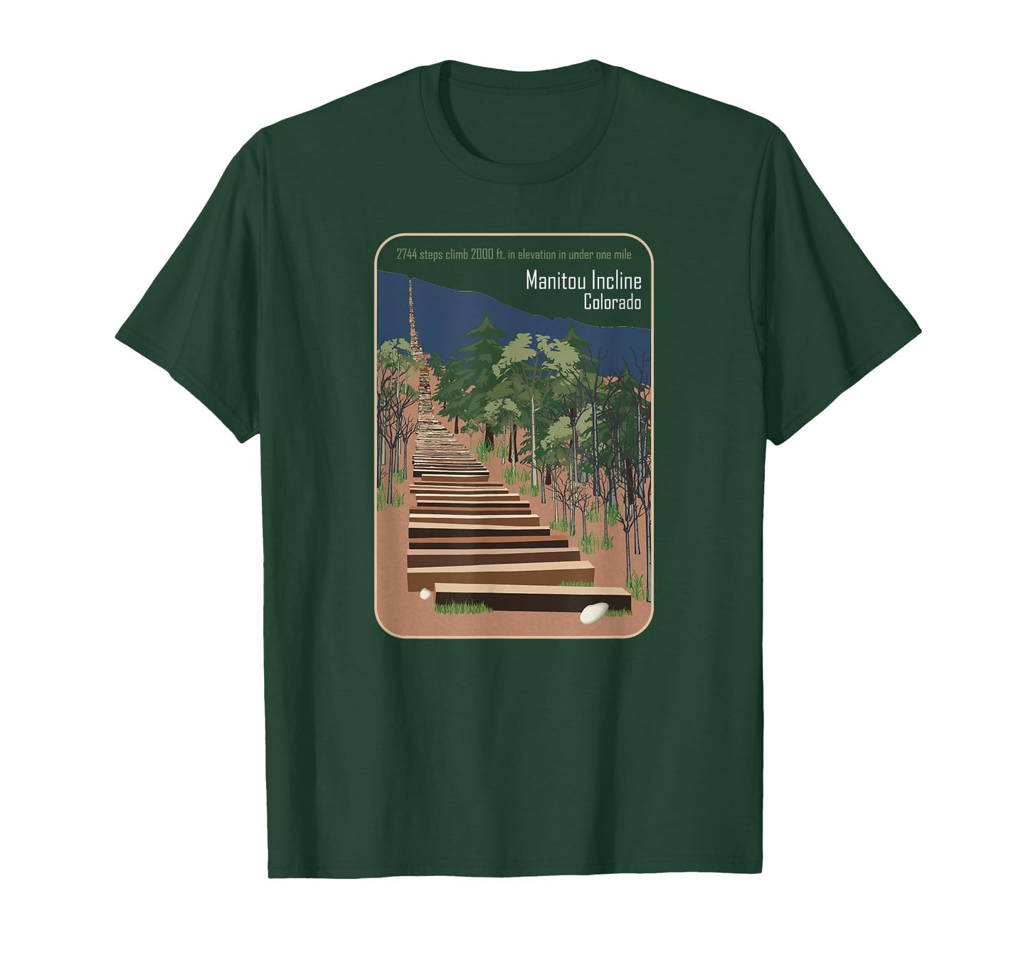 Manitou Incline, Colorado T-Shirt
