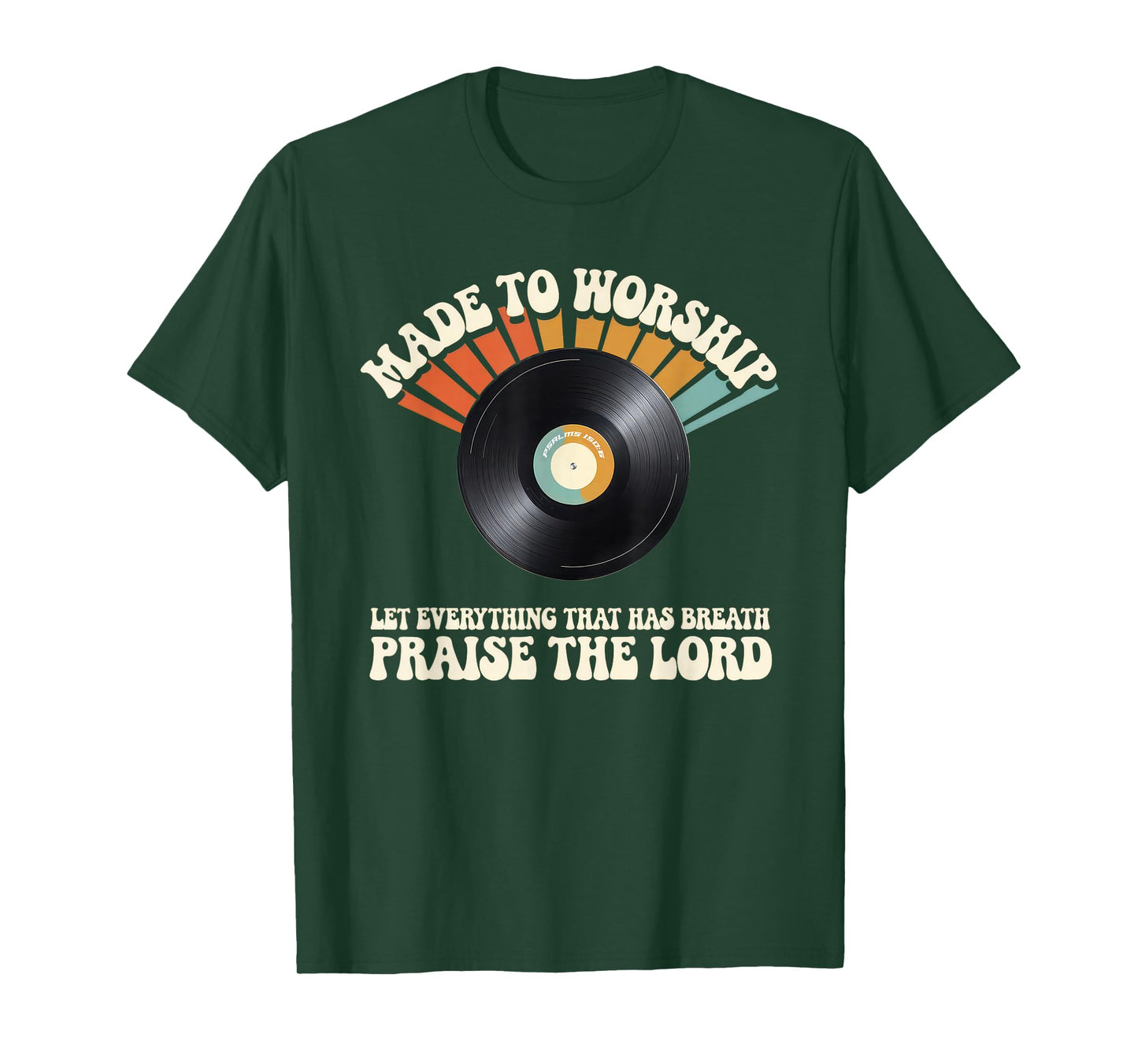 Worship Tshirt Christian Music Retro Cassette Psalms 150:6 T-Shirt