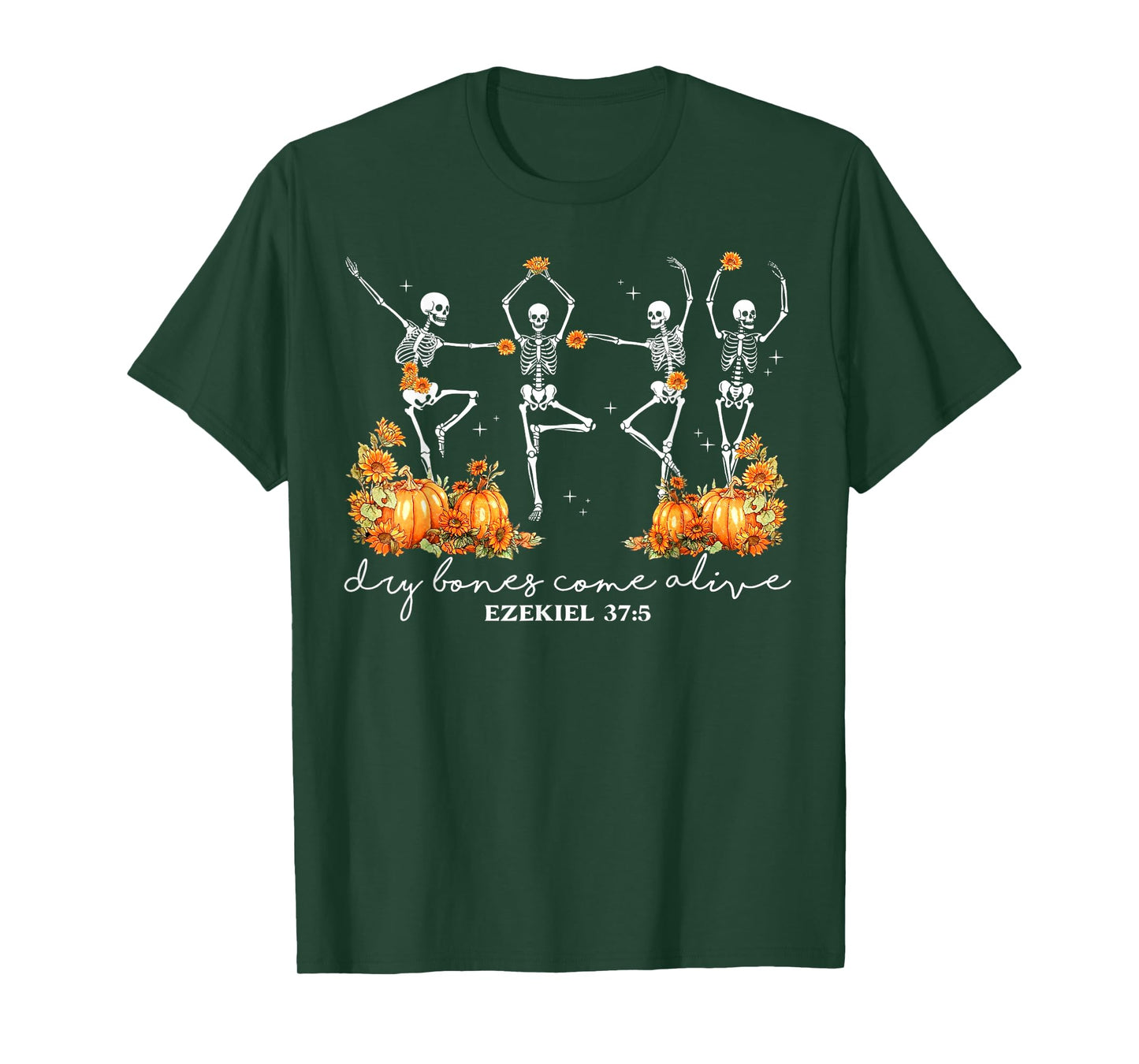 Funny Dancing Skeleton Dry Bones Come Alive Halloween T-Shirt