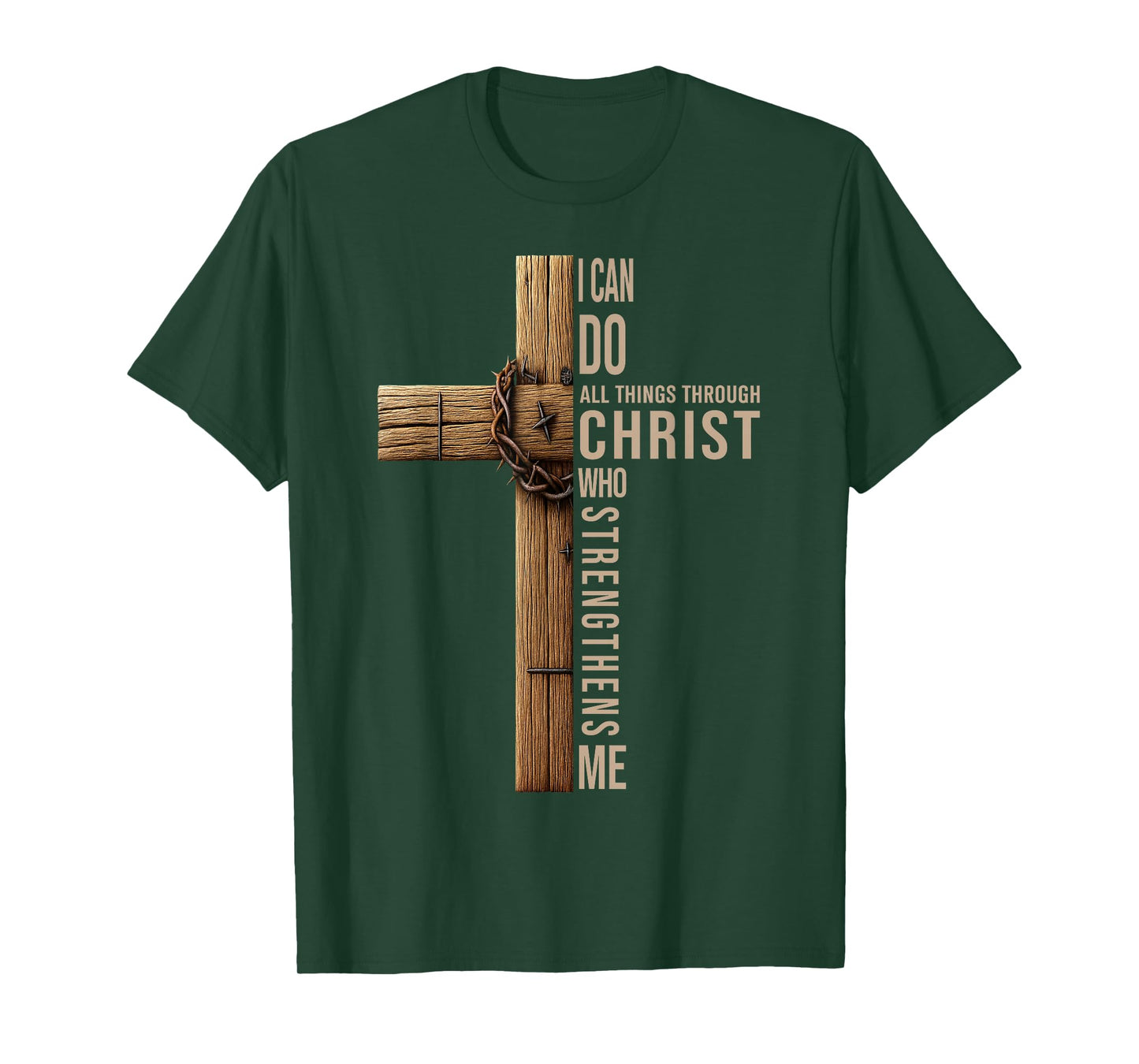 Jesus I Can Do All Things Through Christ Who Strengthens Me T-Shirt